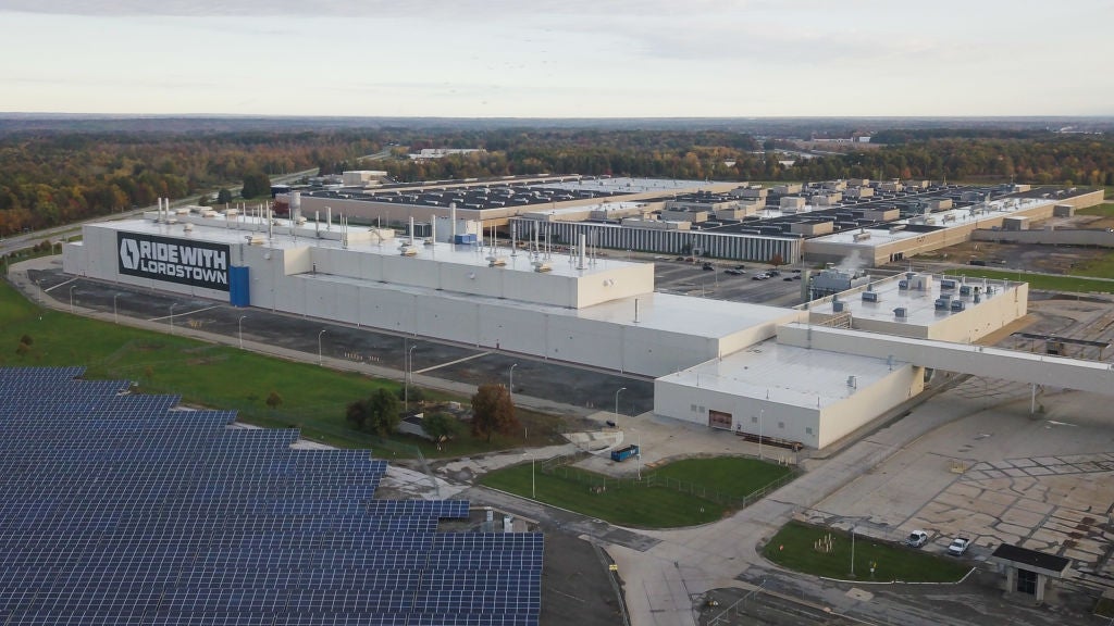 The Lordstown assembly complex, located 20 minutes away from the site of Donald Trump’s rally on Saturday