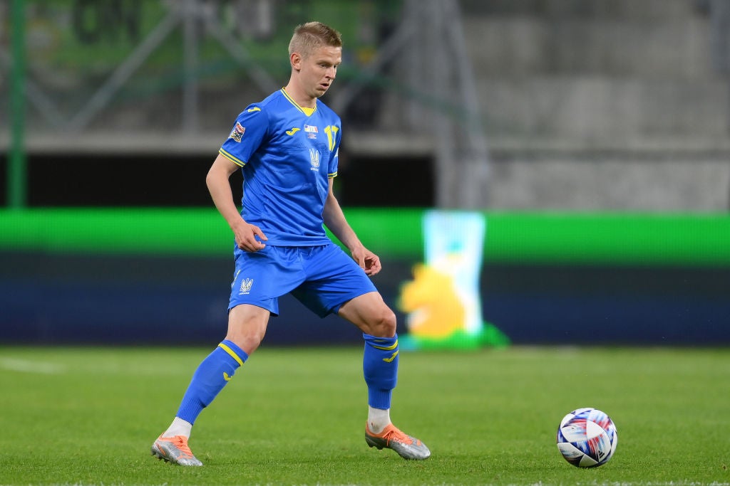 Oleksandr Zinchenko is injured and won’t participate