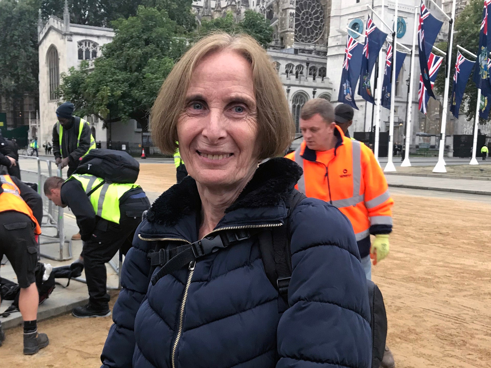 Chrissy Heerey was the last person to view Queen Elizabeth II lying in state ahead of her funeral on Monday