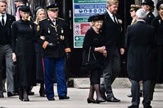 Princess Charlene of Monaco makes rare public appearance as she attends Queen’s funeral