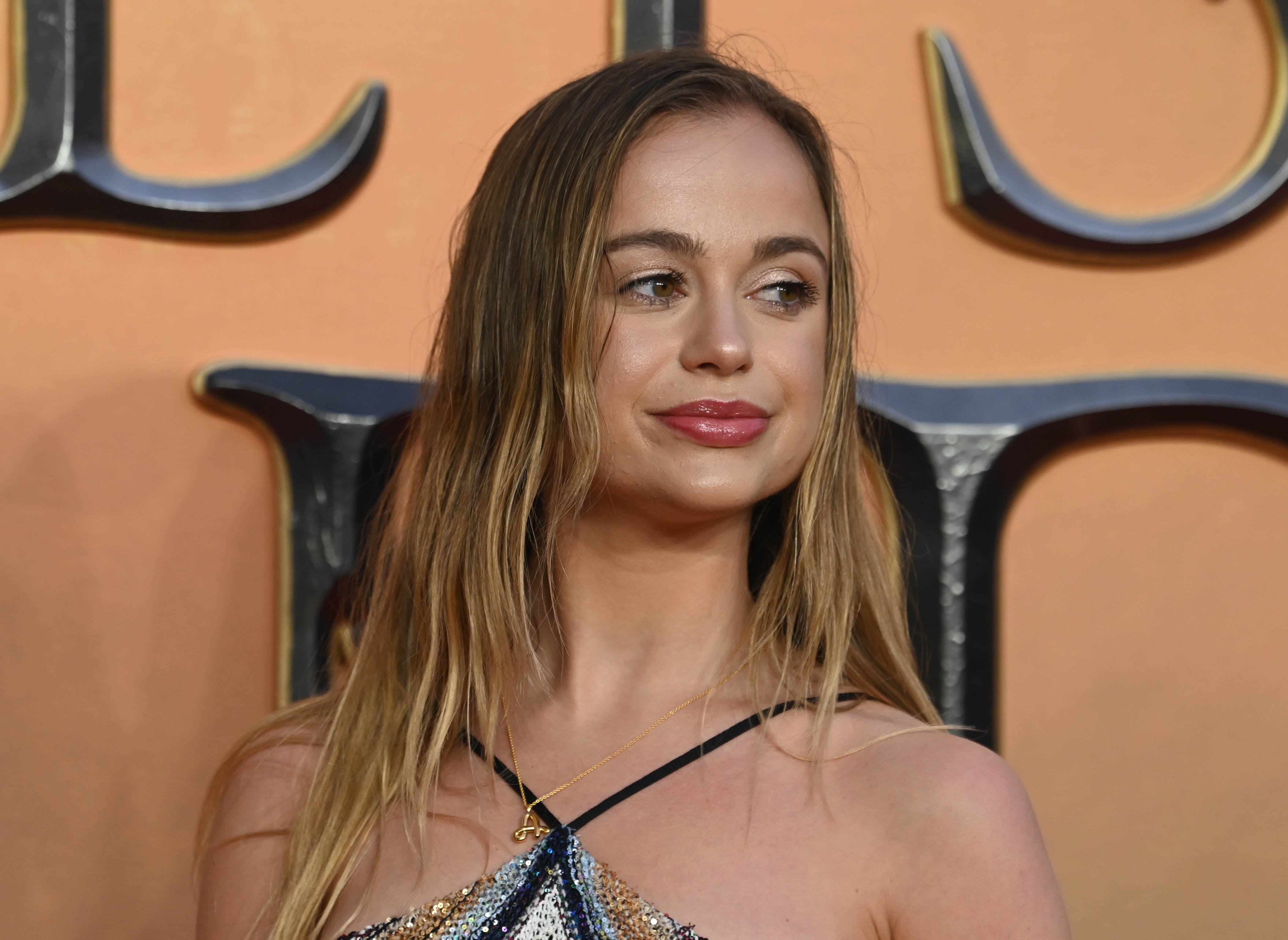 Amelia Windsor arrives at the "Fantastic Beasts: The Secret of Dumbledore" World Premiere at The Royal Festival Hall on March 29, 2022