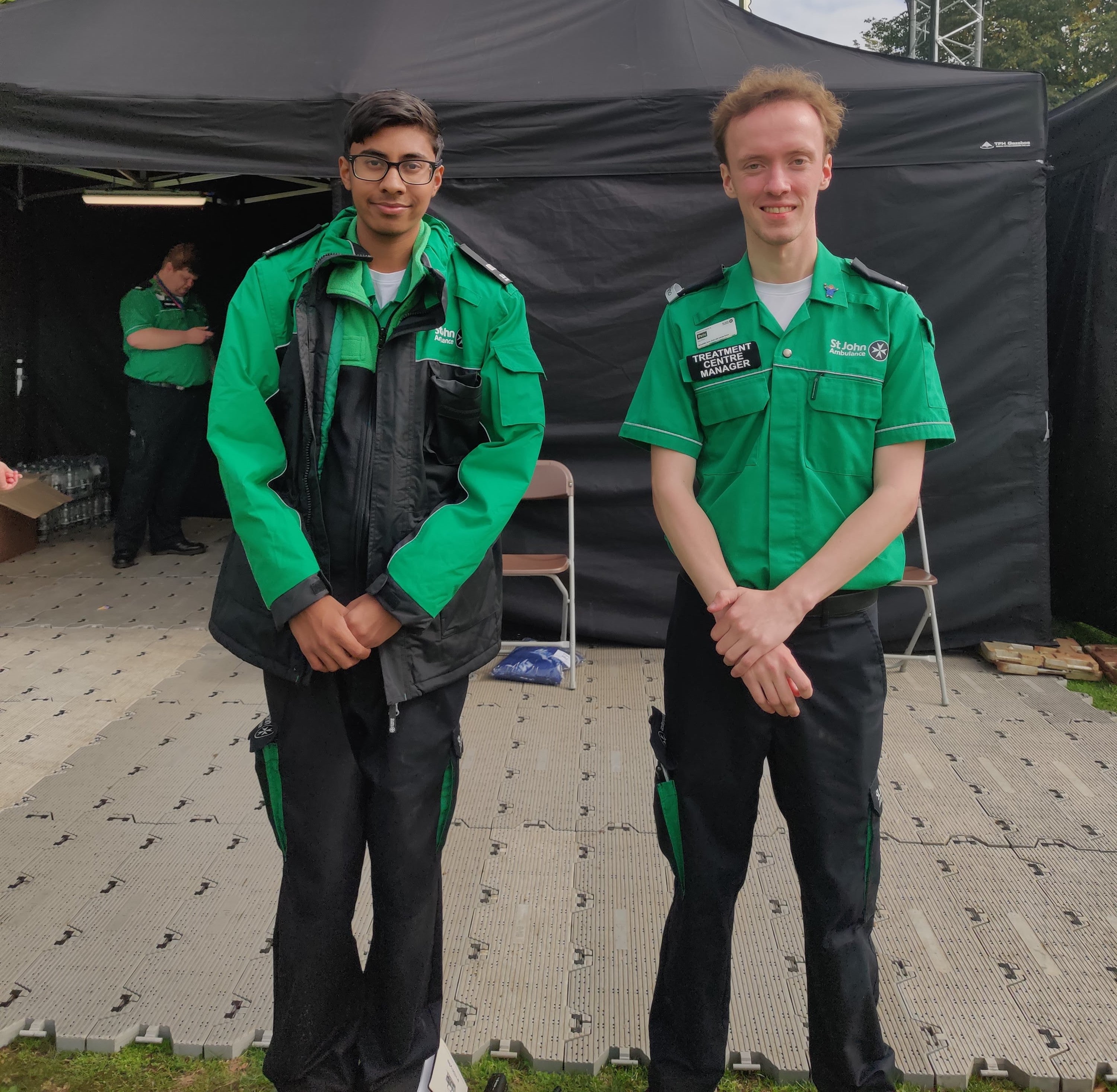 Peter Revey, 21, St John’s Ambulance Volunteer