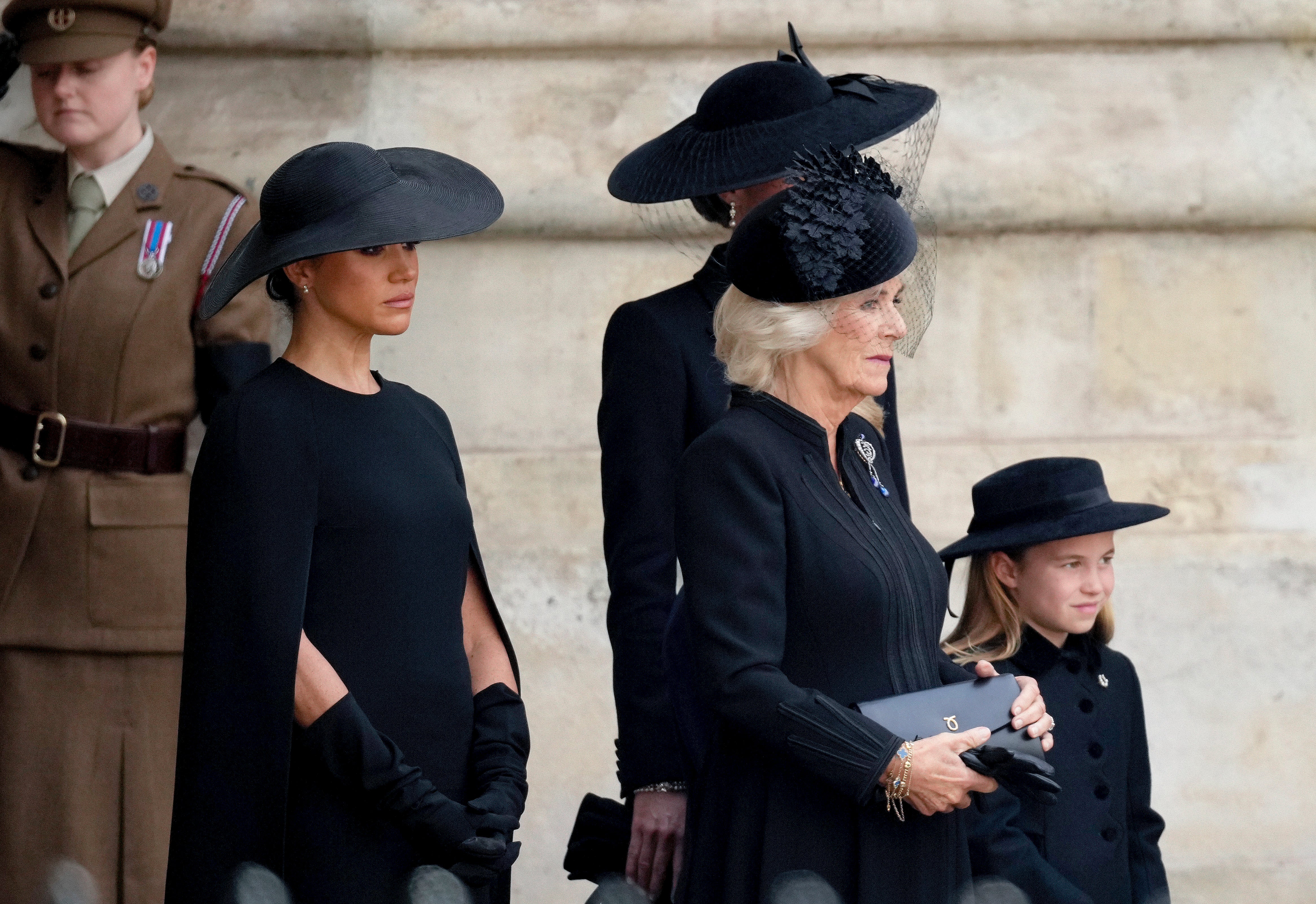 Meghan Markle and Princess Charlotte shared sweet moment during Queen’s funeral