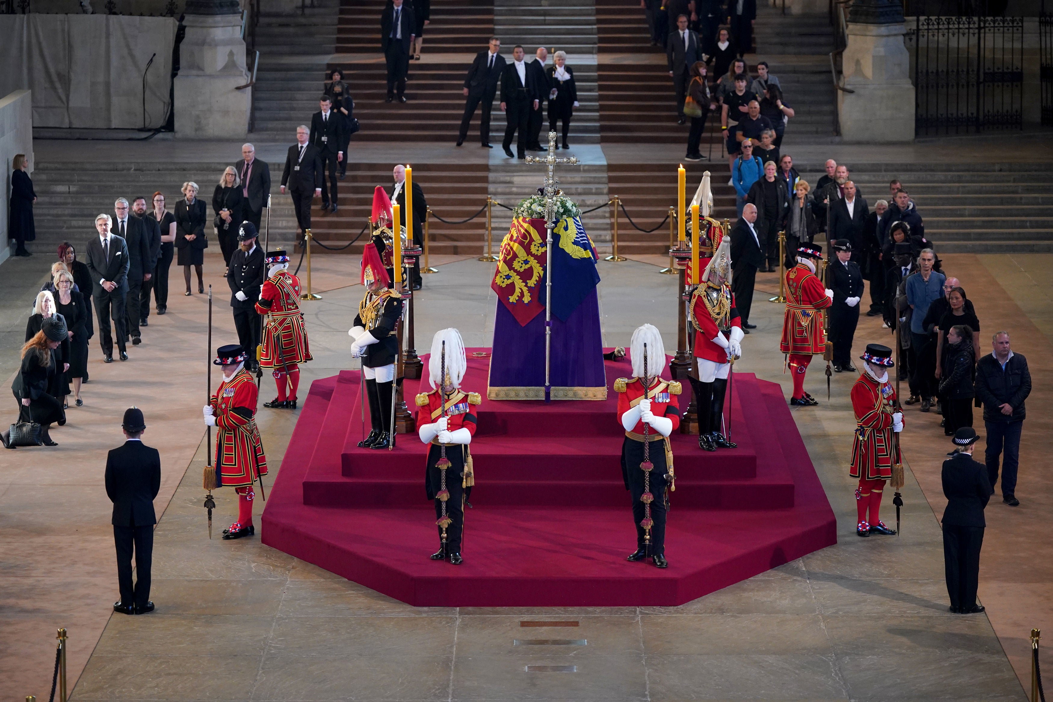 The Queen’s coffin lay in state for four days for members of the public to come and pay tribute