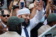 Adnan Syed hearing - live: Serial podcast’s subject walks out of court to cheers as conviction is overturned