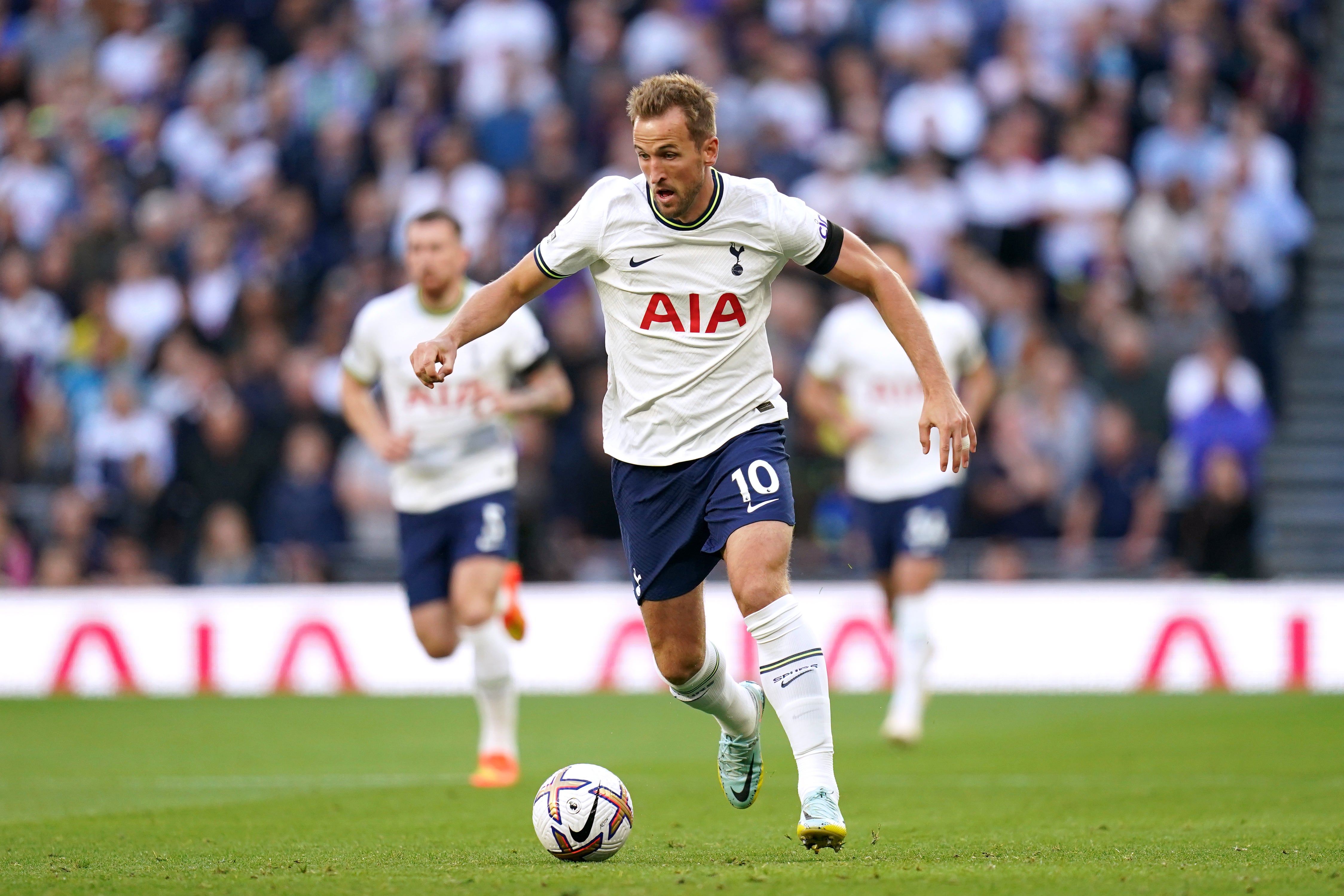 Tottenham Hotspur’s Harry Kane (John Walton/PA)