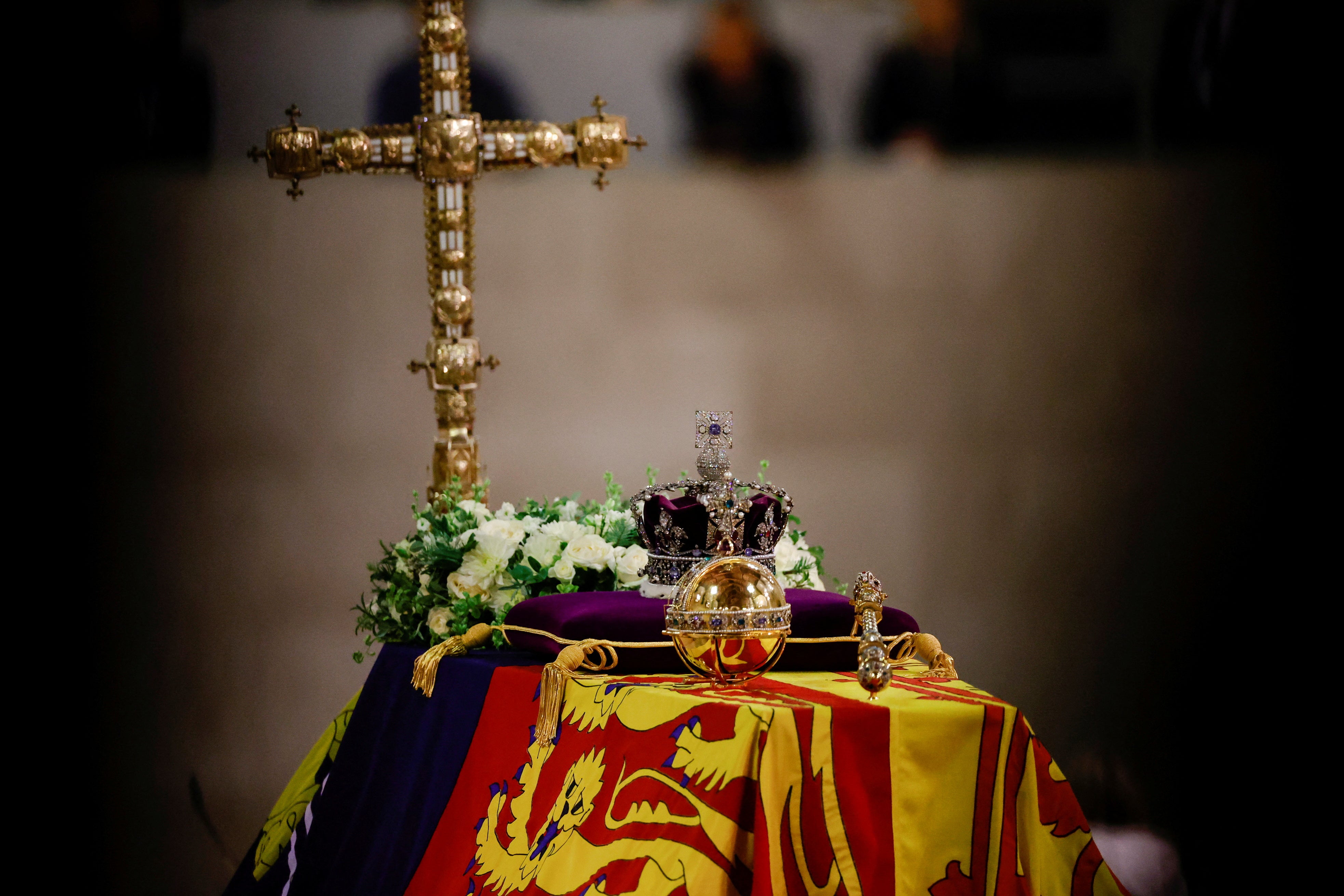 The Queen has been lying in state in Westminster Hall