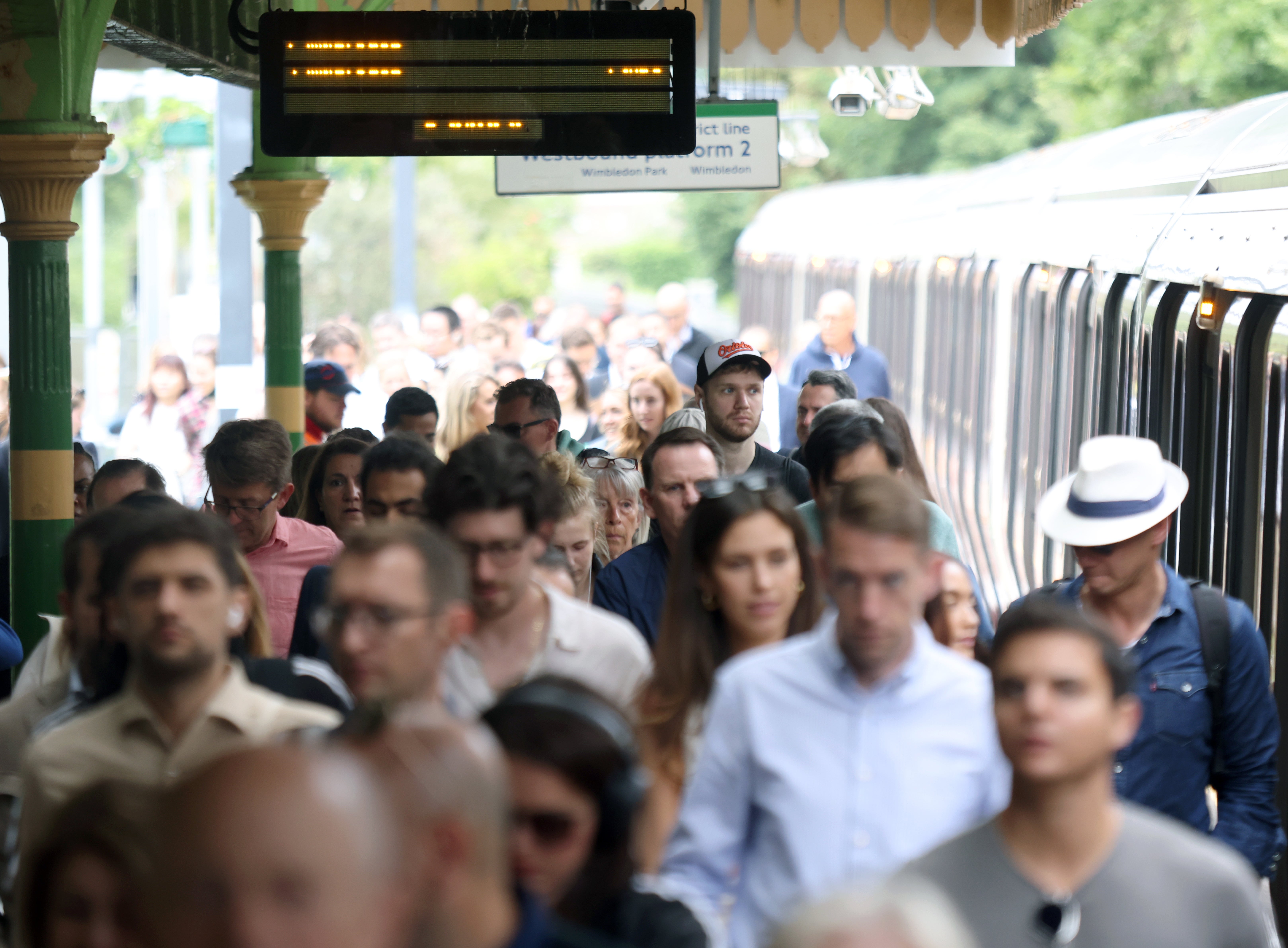 Travel disruption continues on railways as engineers tackle cable damage (James Manning/PA)