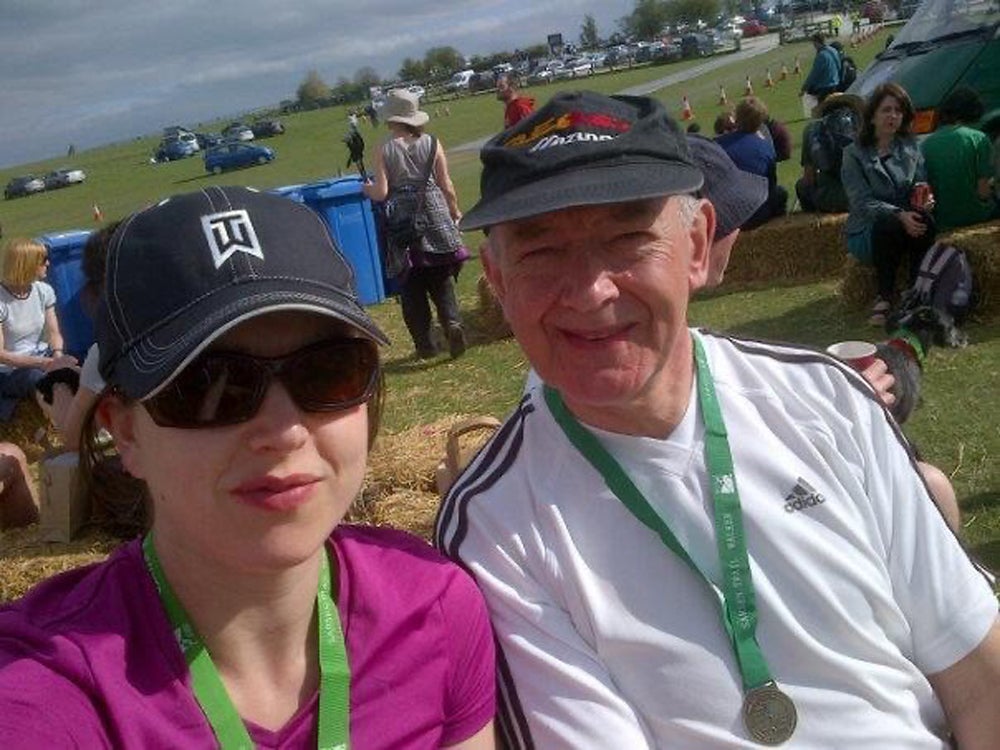 Emma loved spending time with her dad Jim – who was an avid cyclist and runner (Collect/PA Real Life)