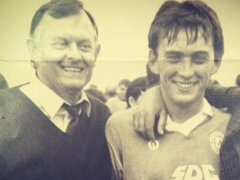 Sean Brown and his son Damian were both passionate about Gaelic football