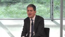 David Miliband says US ‘not yet a leader’ on tackling climate crisis