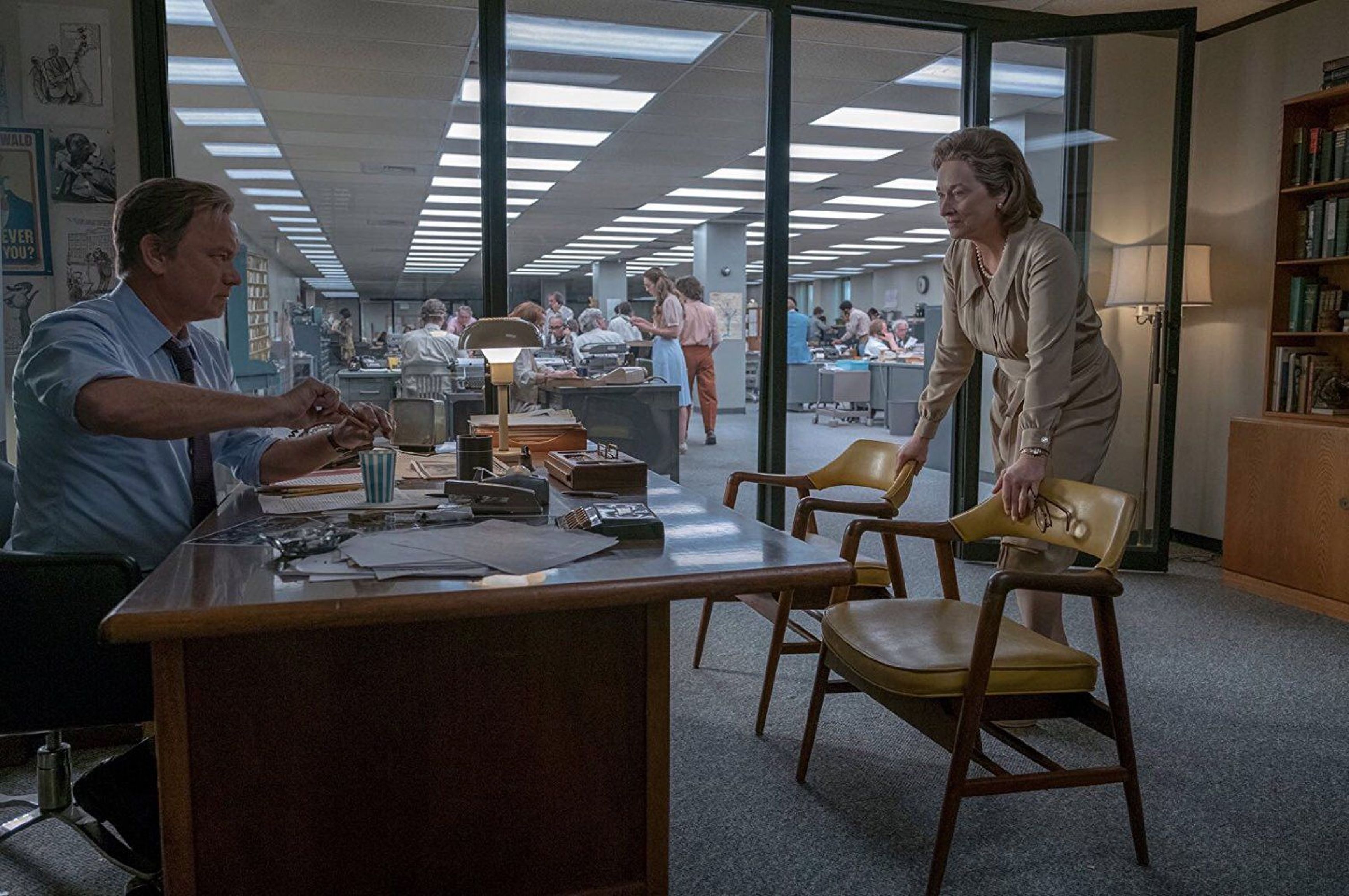 Meryl Streep and Tom Hanks in Steven Spielberg’s ‘The Post’ (2017), which focused on how ‘The Washington Post’ got hold of the Pentagon Papers and exposed government corruption during the Vietnam War