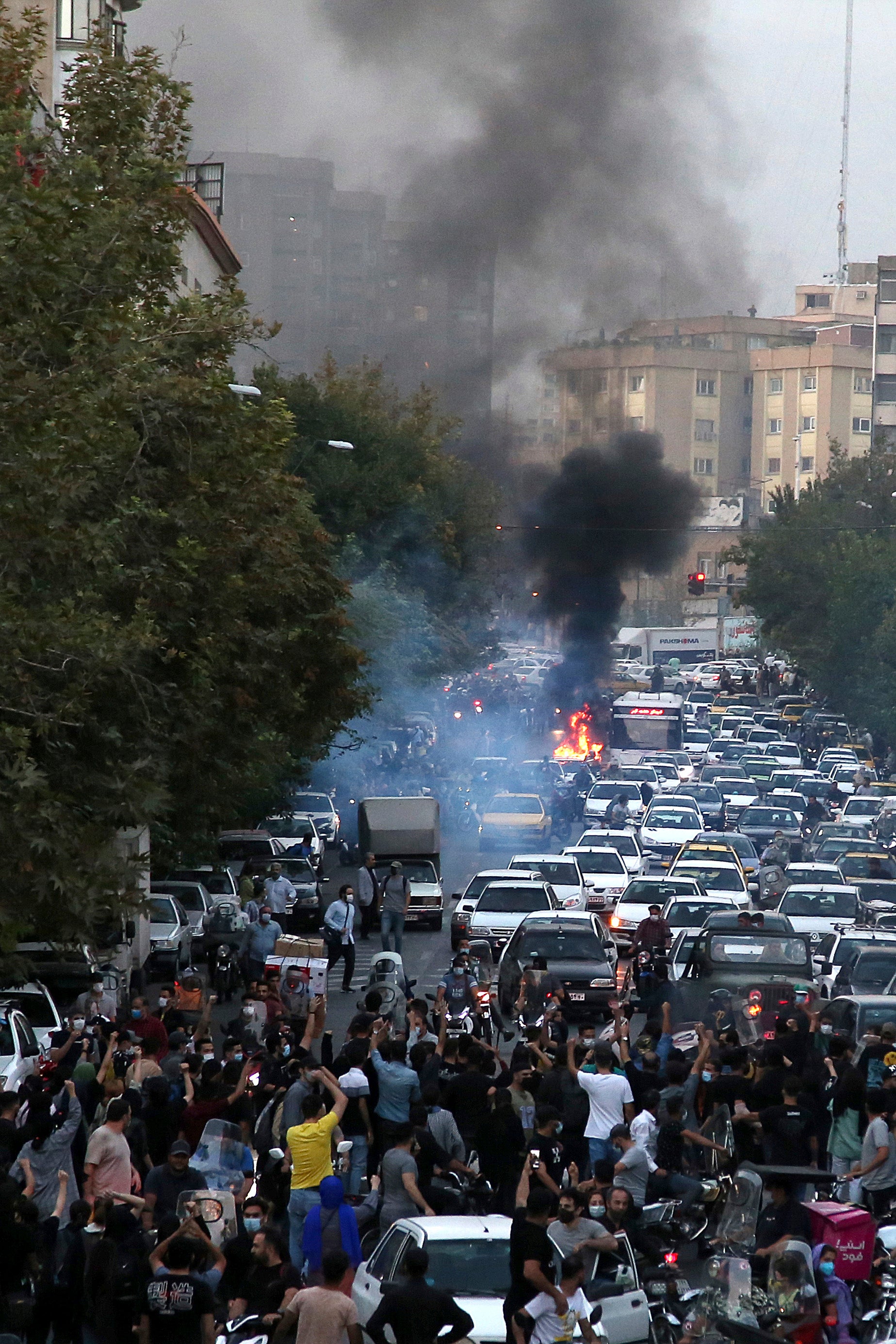 A demonstration in Tehran on Wednesday