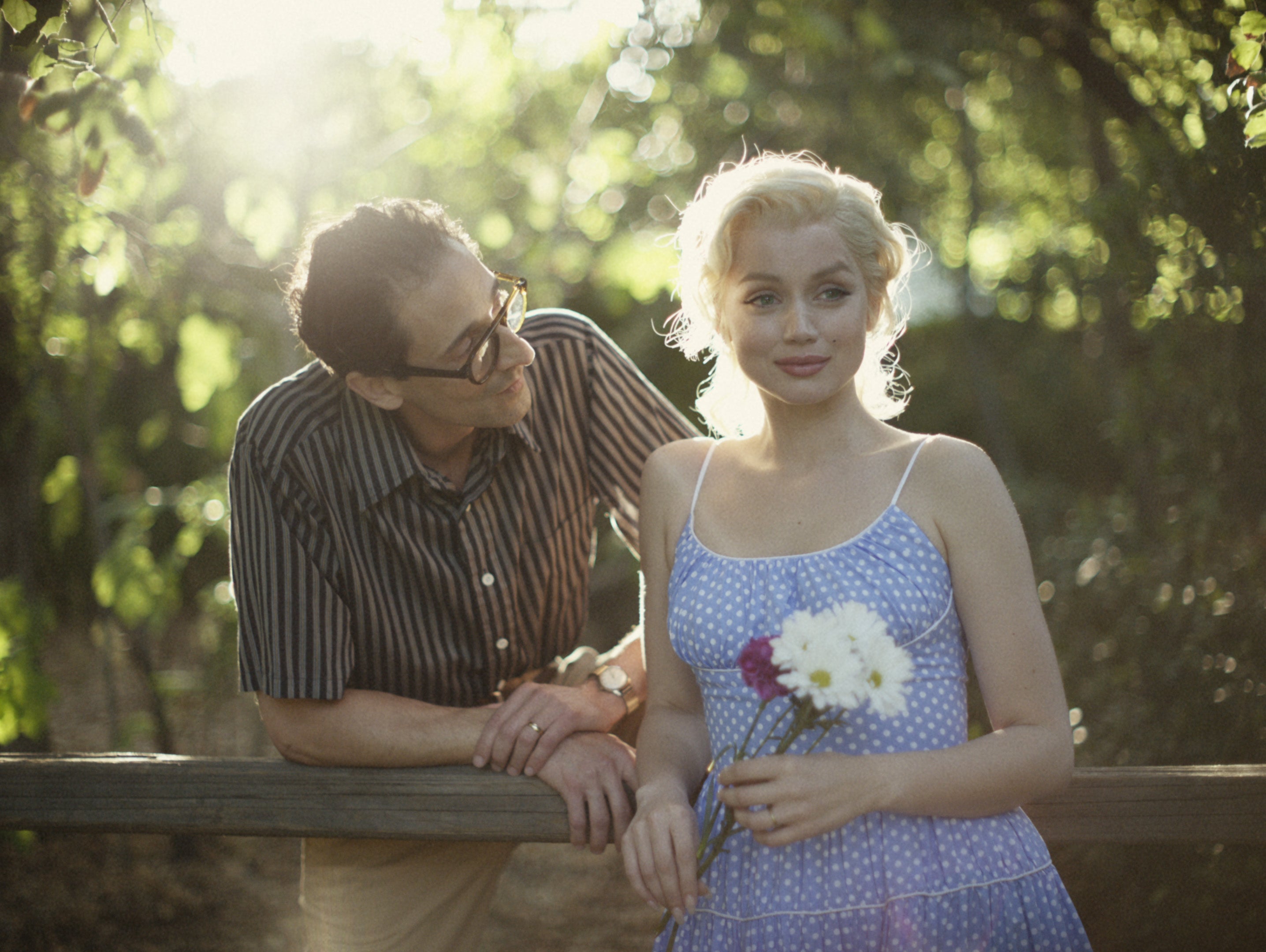 Adrien Brody and Ana de Armas in ‘Blonde’