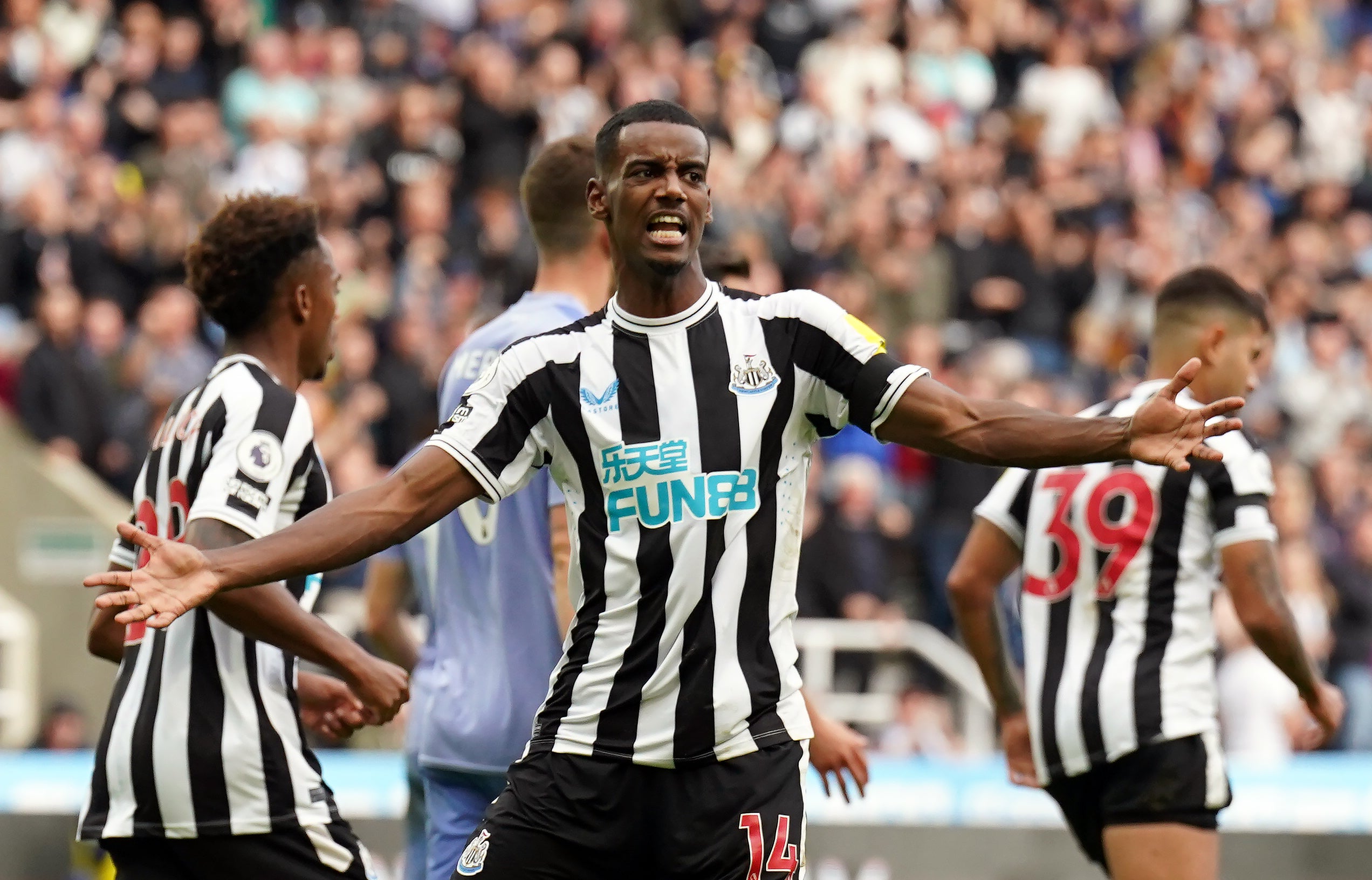 Newcastle striker Alexander Isak has withdrawn from the Sweden squad because of injury (Owen Humphreys/PA)