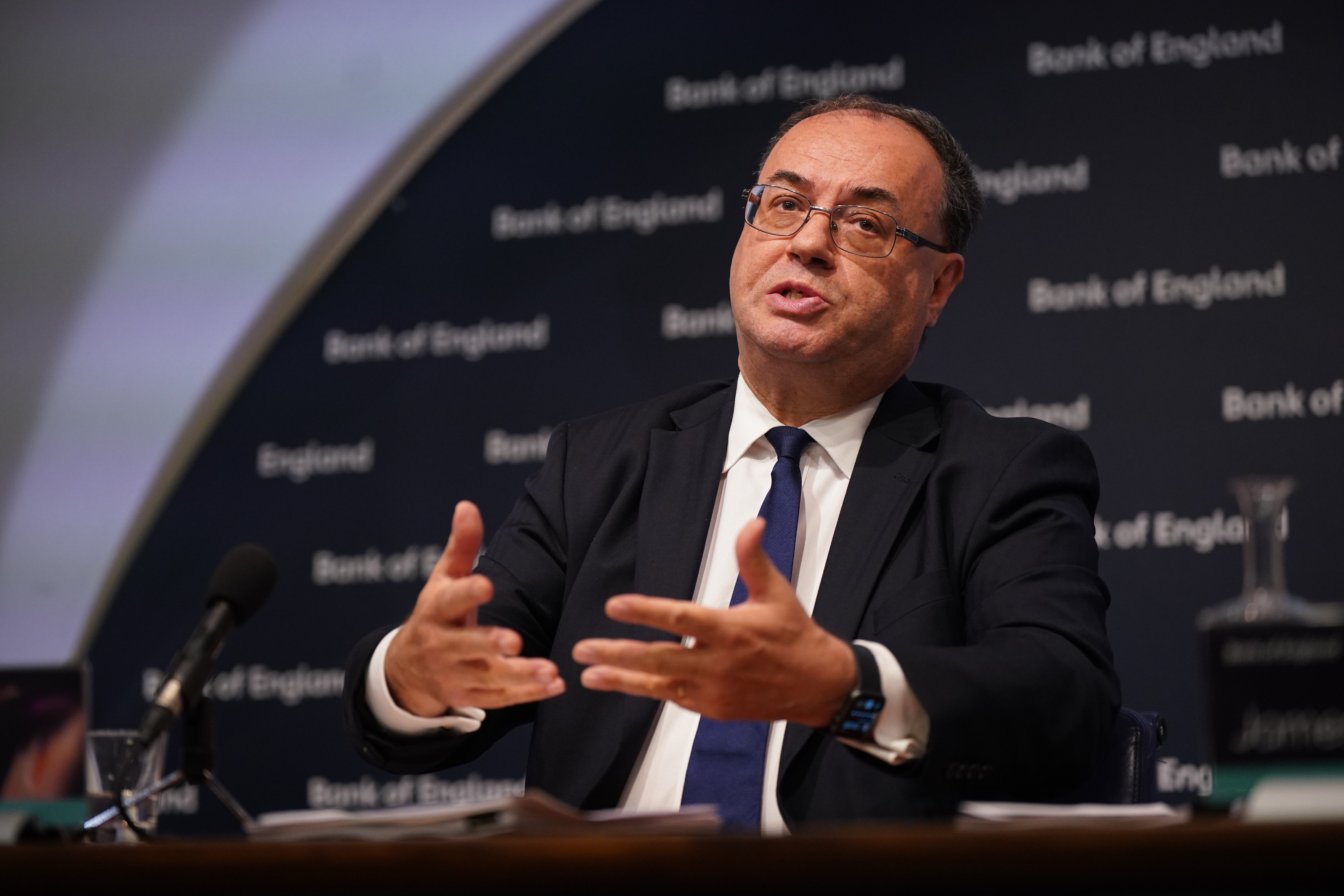 Governor of the Bank of England, Andrew Bailey