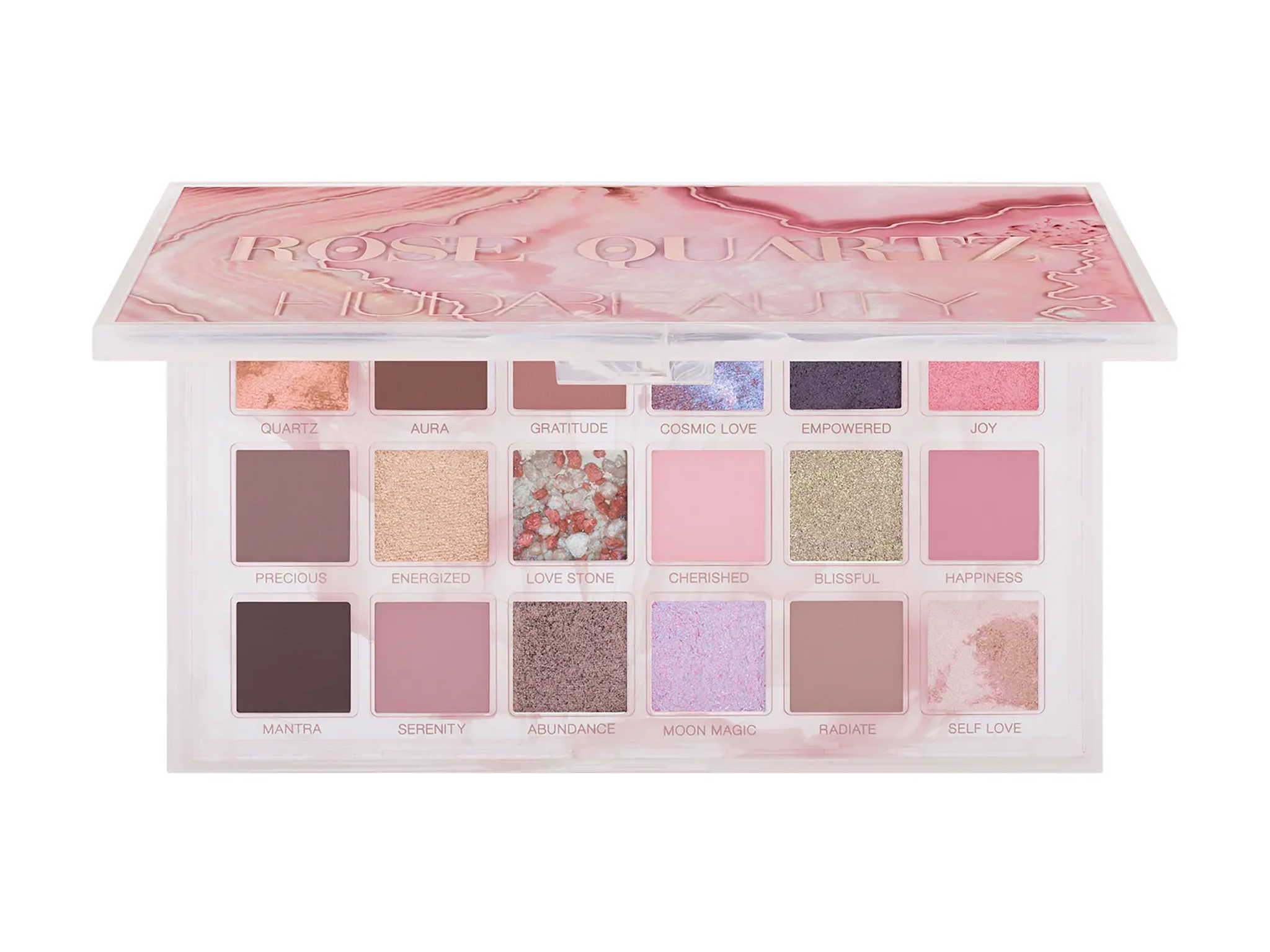 Huda Beauty rose quartz palette