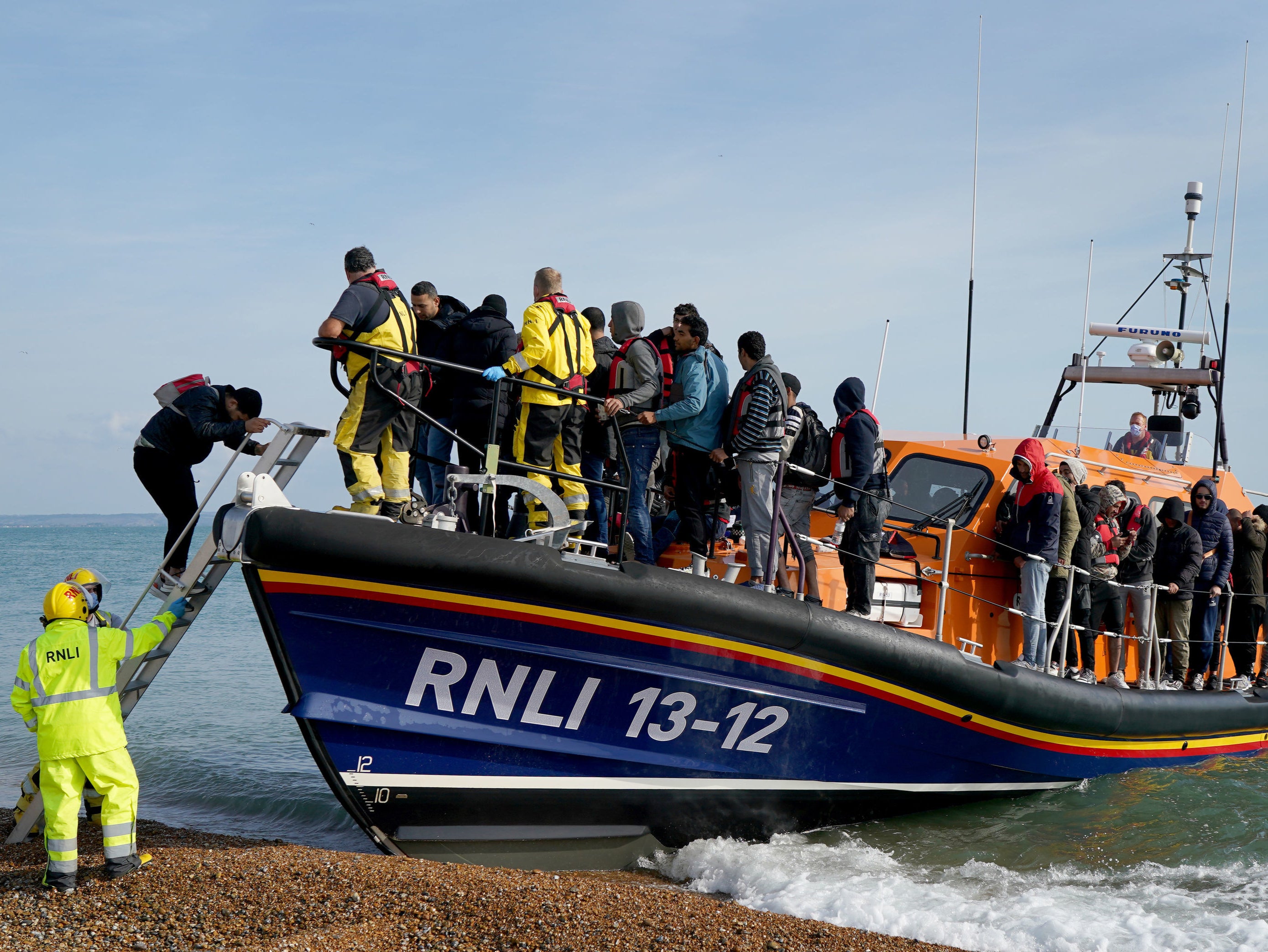 About 40,000 people have crossed the English Channel to the UK so far this year