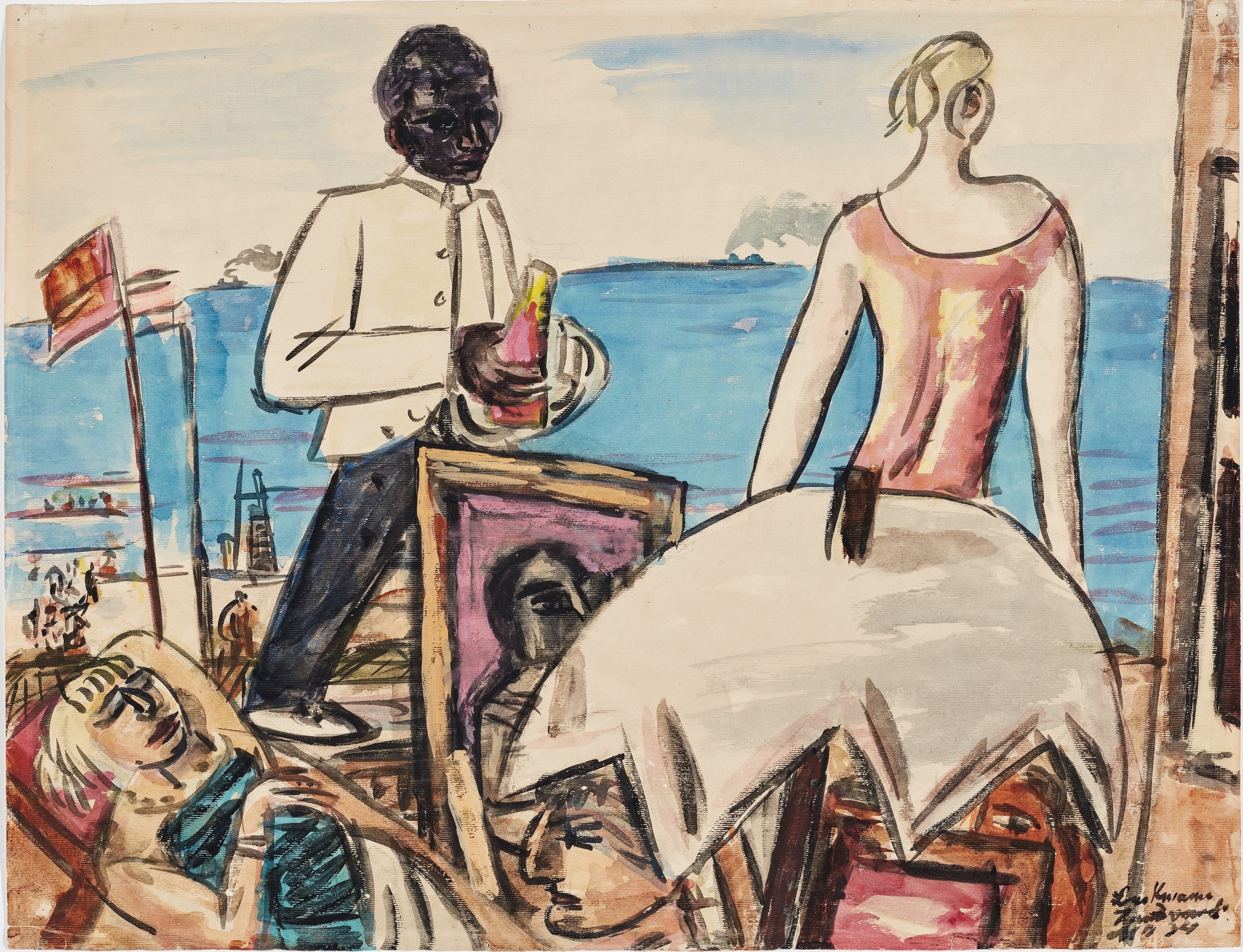 Max Beckmann ‘Zandvoort Strandcafé’, 1934