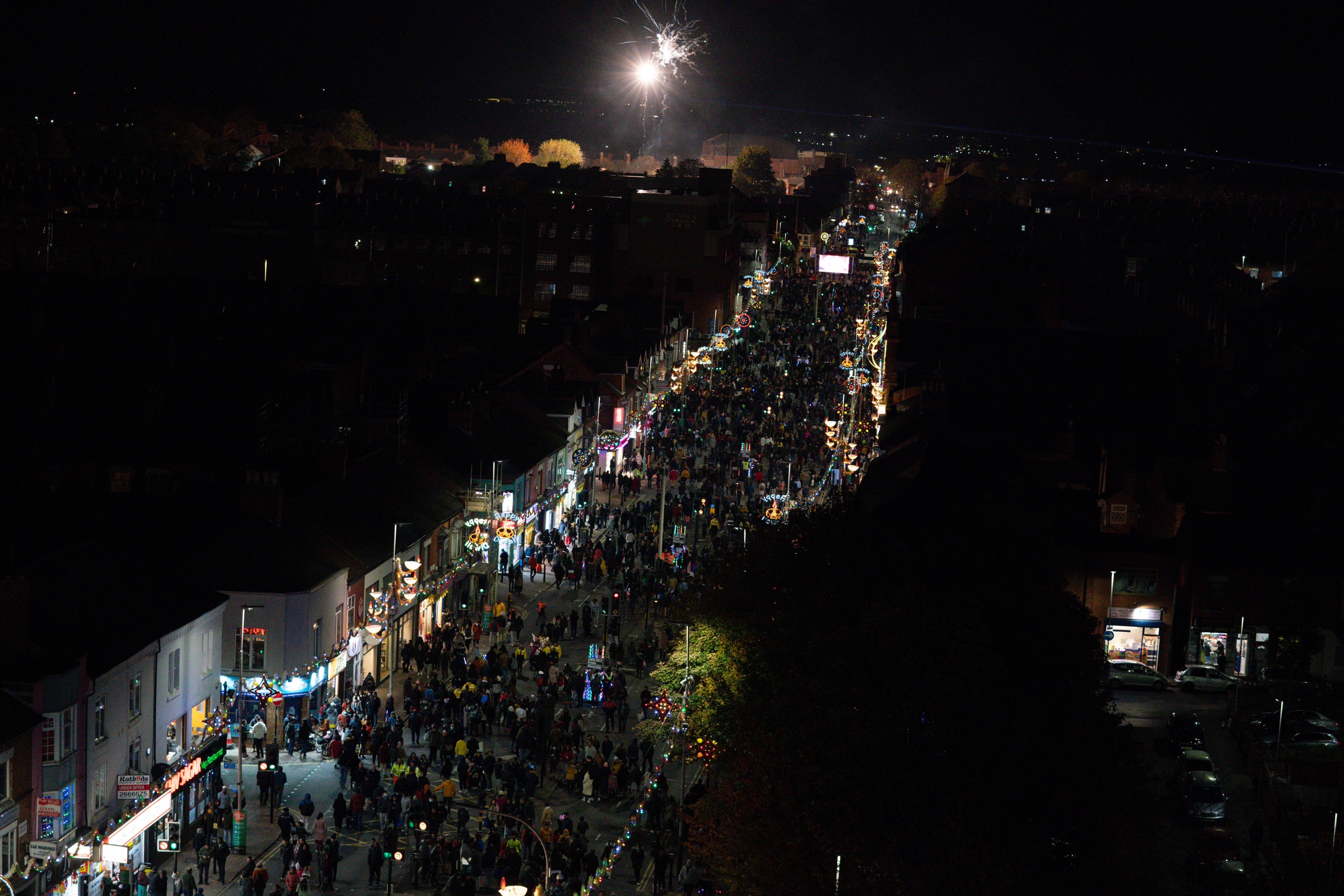 Diwali on Leicester’s Golden Mile