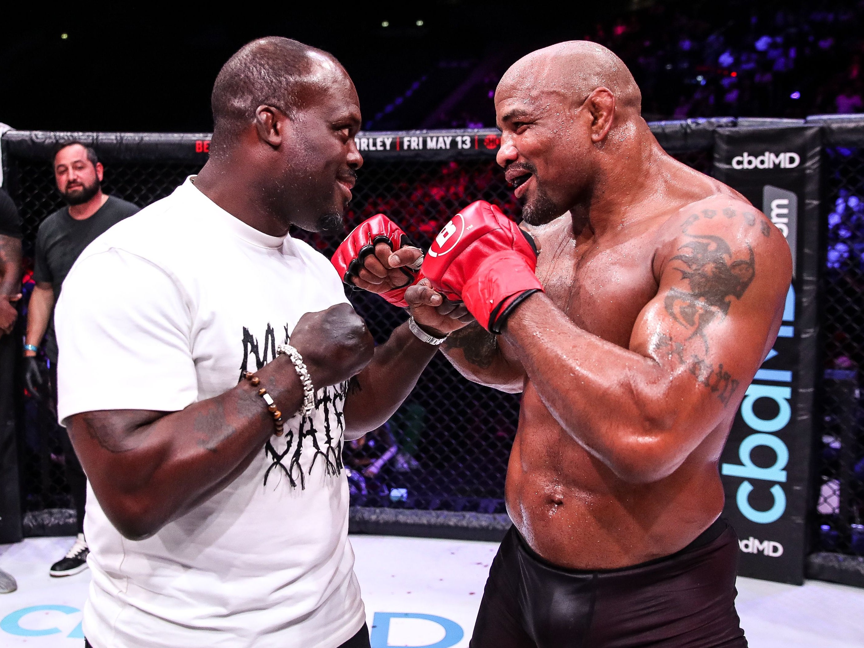 Romero faces off with fellow MMA veteran Melvin Manhoef, whom he takes on this weekend