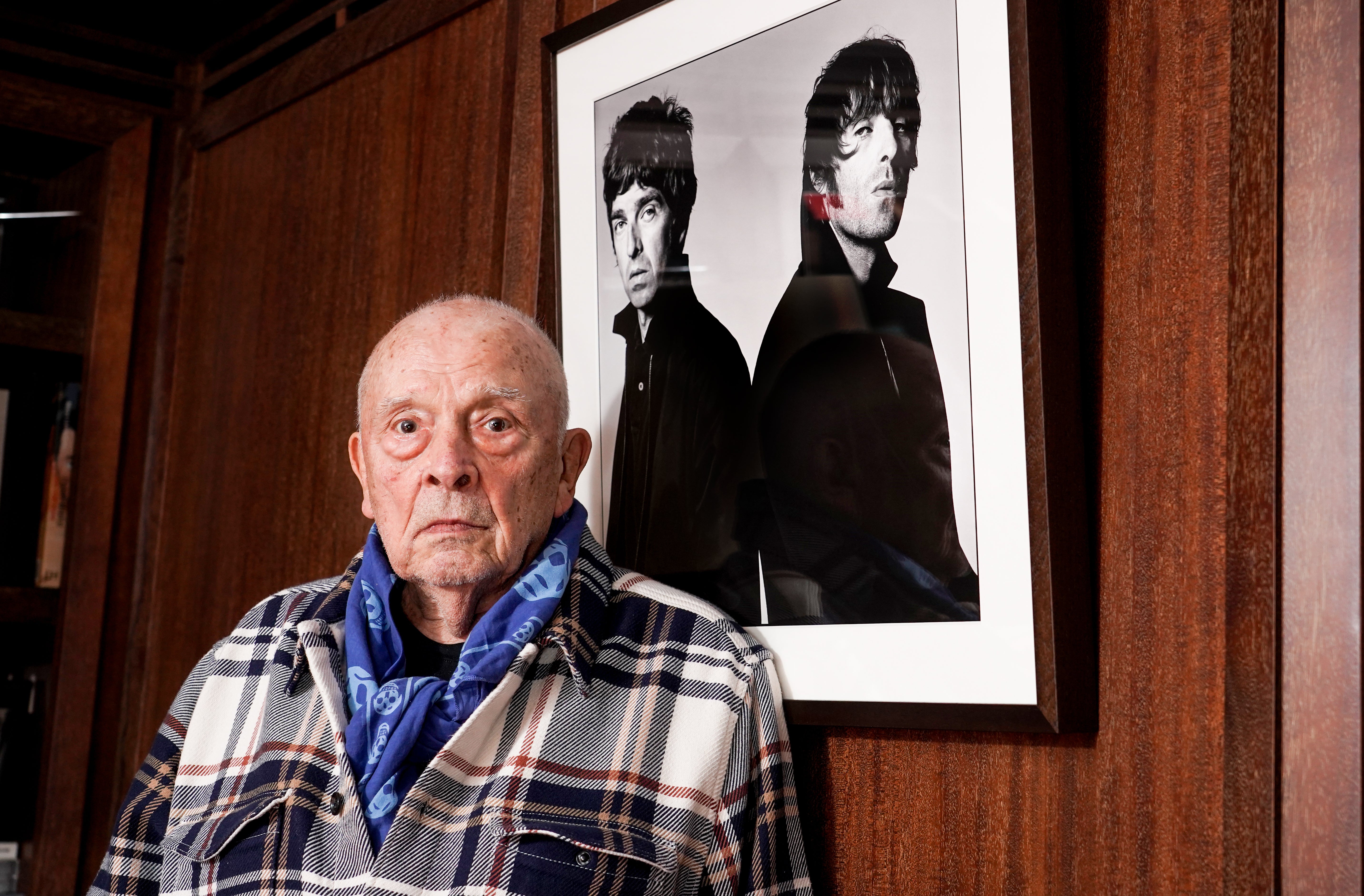 Photographer David Bailey launches his new exhibition Bailey: Vision And Sound at 45 Park Lane London (Ian West/PA)