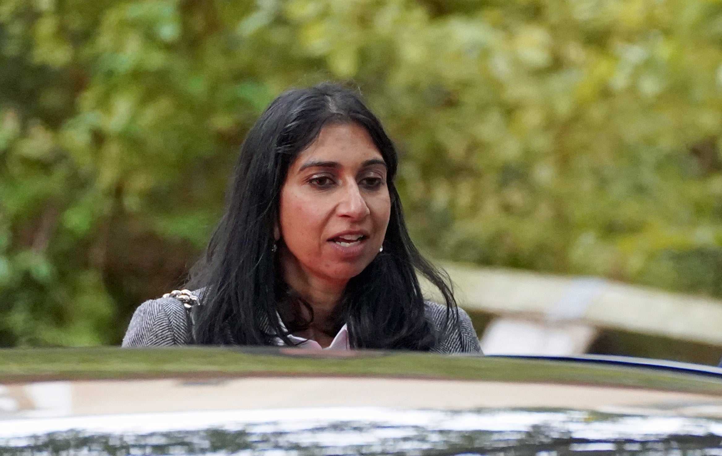 Home Secretary vows to tackle ‘disorder and thuggery’ after Leicester meetings