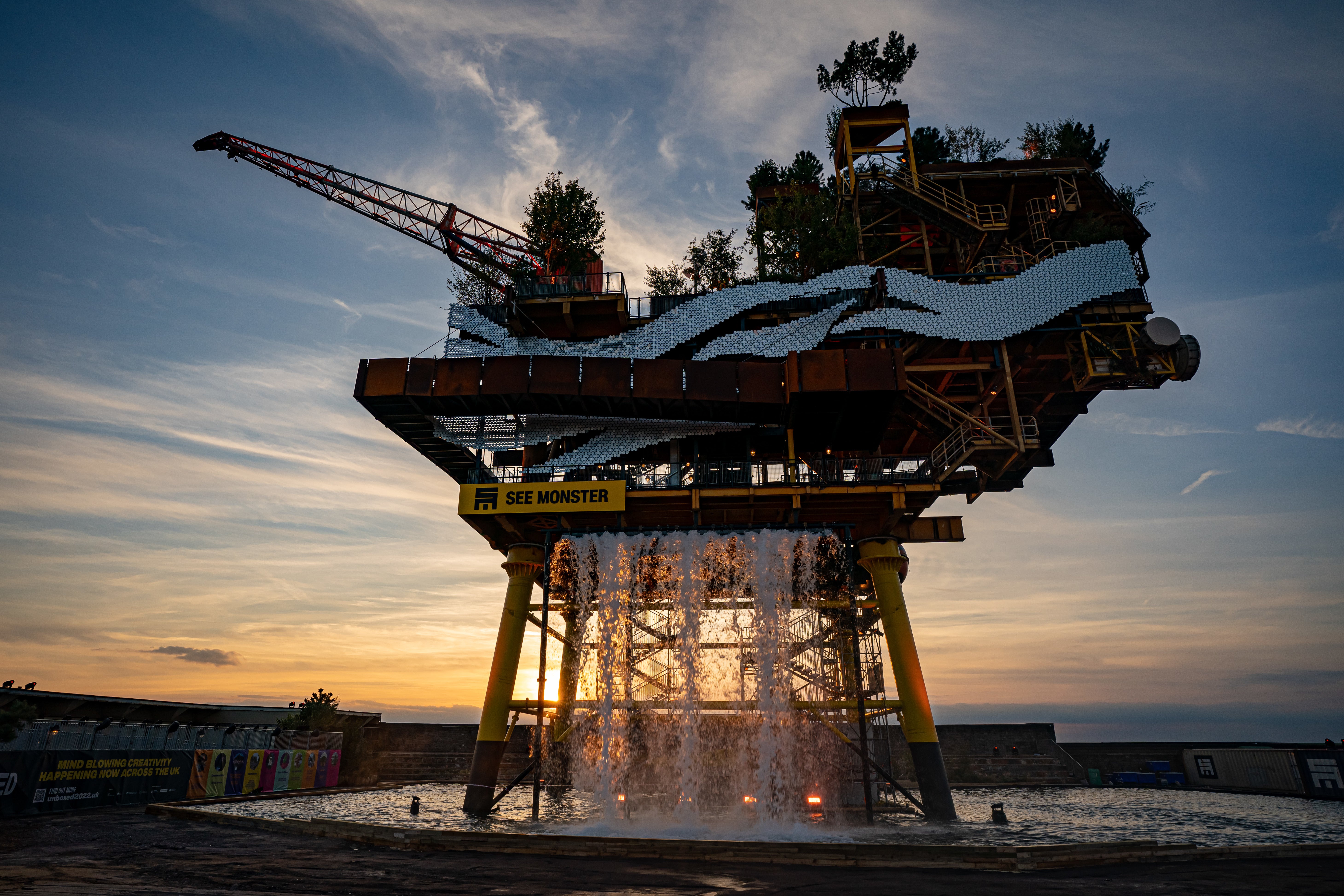 ‘See Monster’ oil rig art installation forms part of the festival