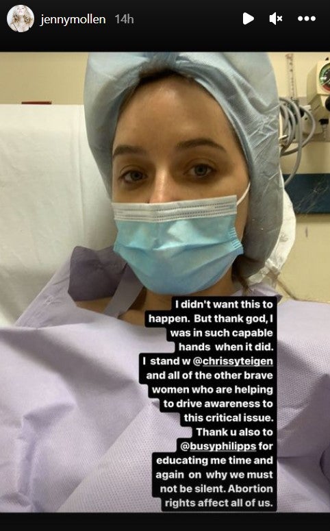 Jenny Mollen opens up about receiving abortion care