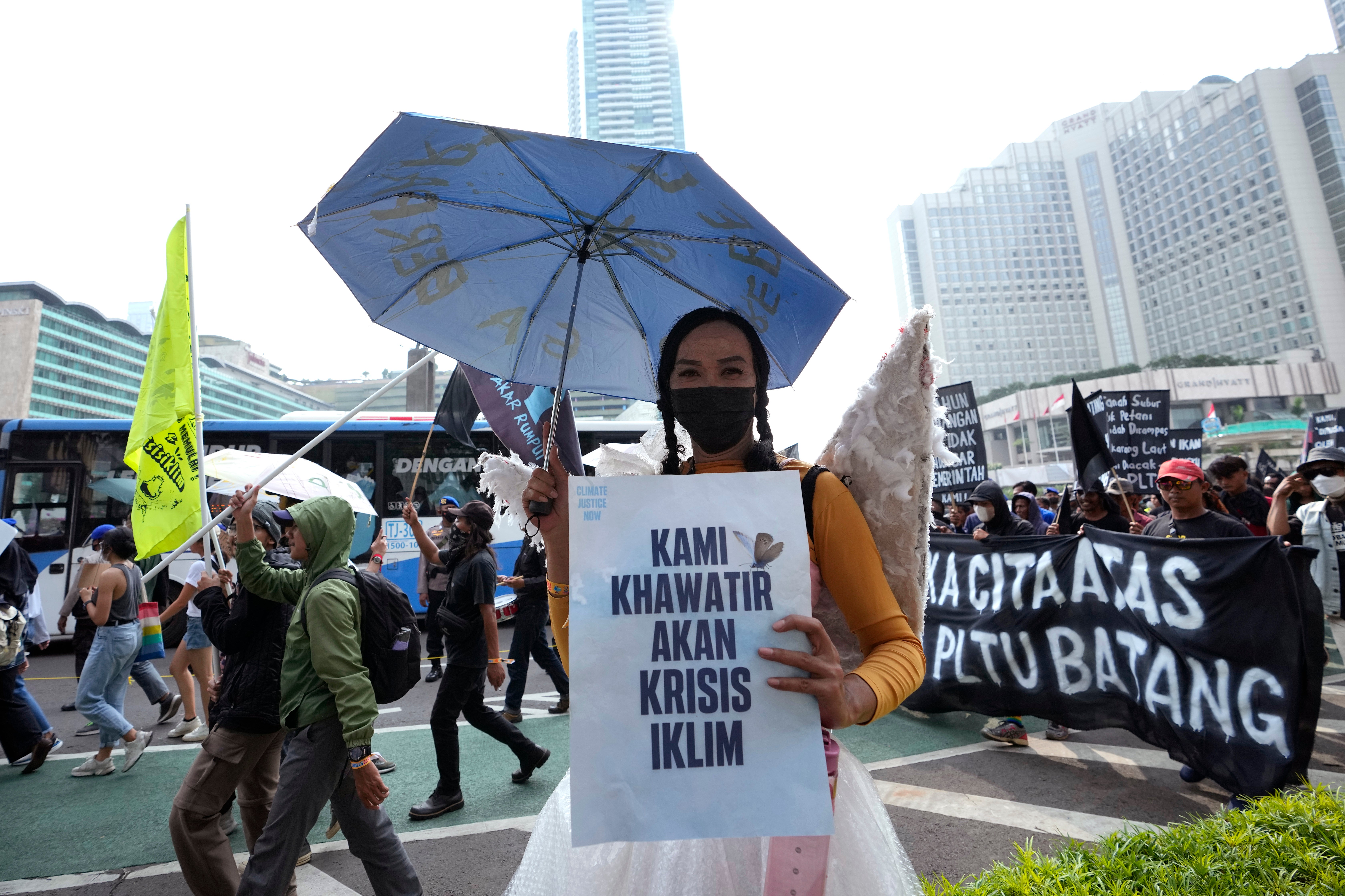 Indonesia Climate Protest