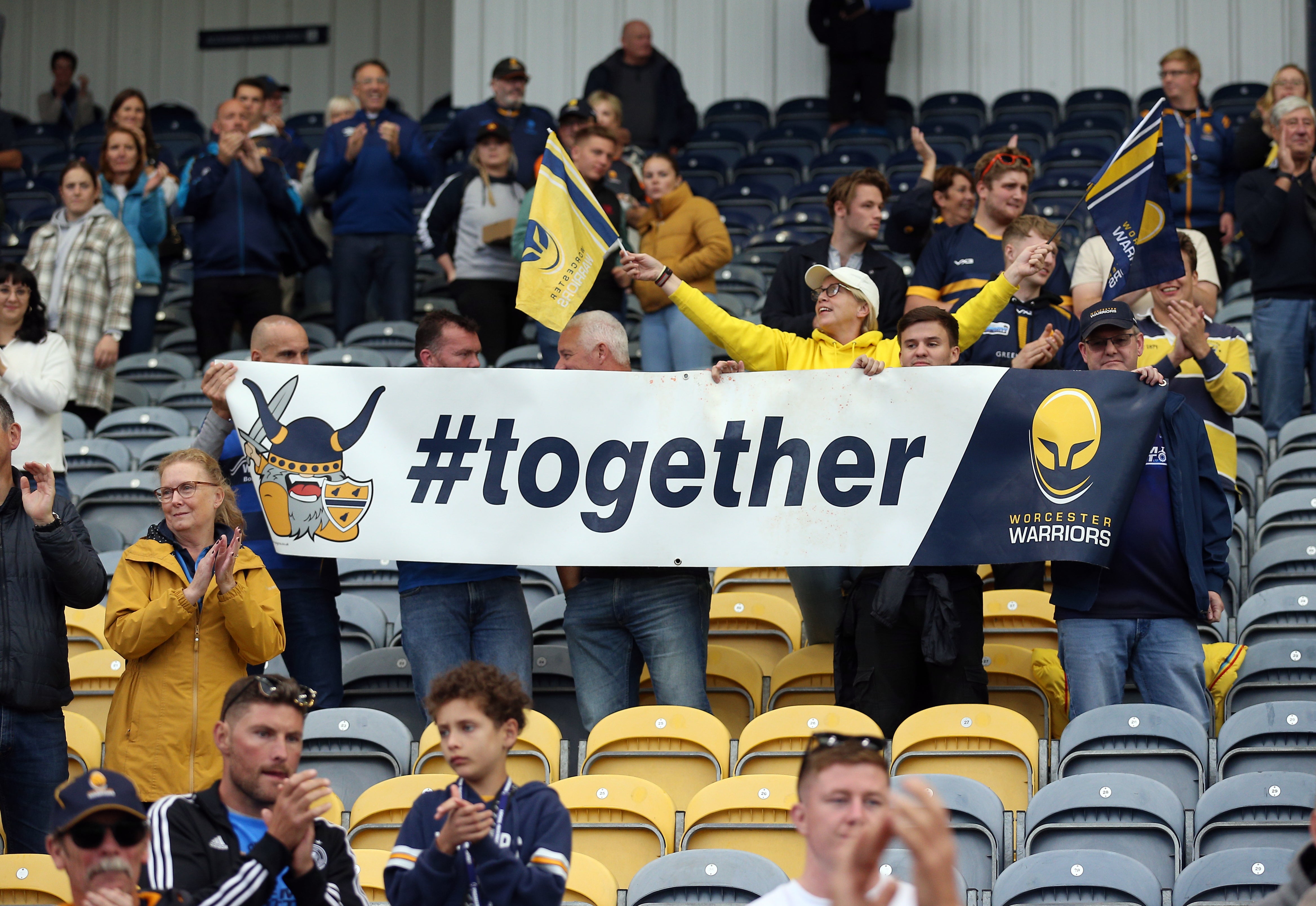 Worcester supports have displayed considerable loyalty to the club (Nigel French/PA)