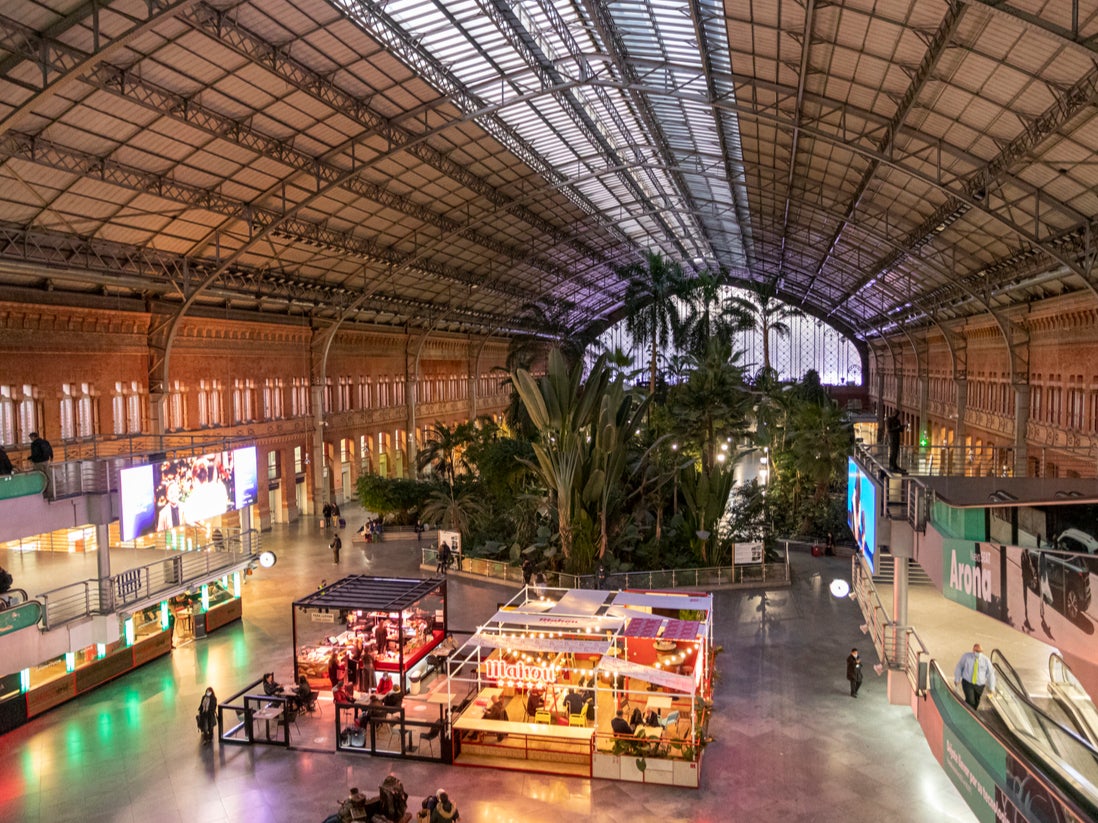 Madrid’s fabulous Puerta de Atocha railway station