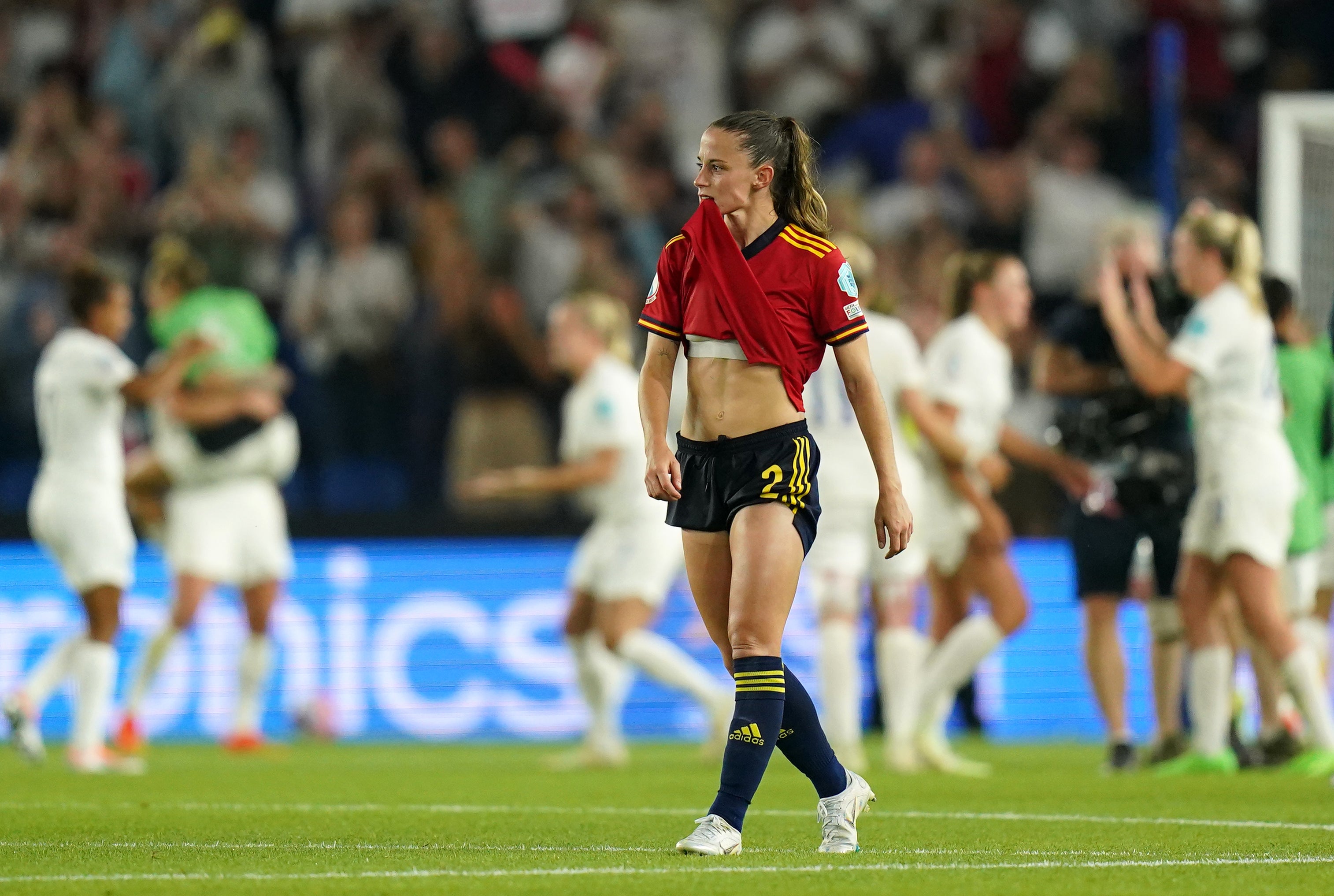 Manchester United defender Ona Batlle was part of the Spain team beaten by England at Euro 2022 (Adam Davy/PA)