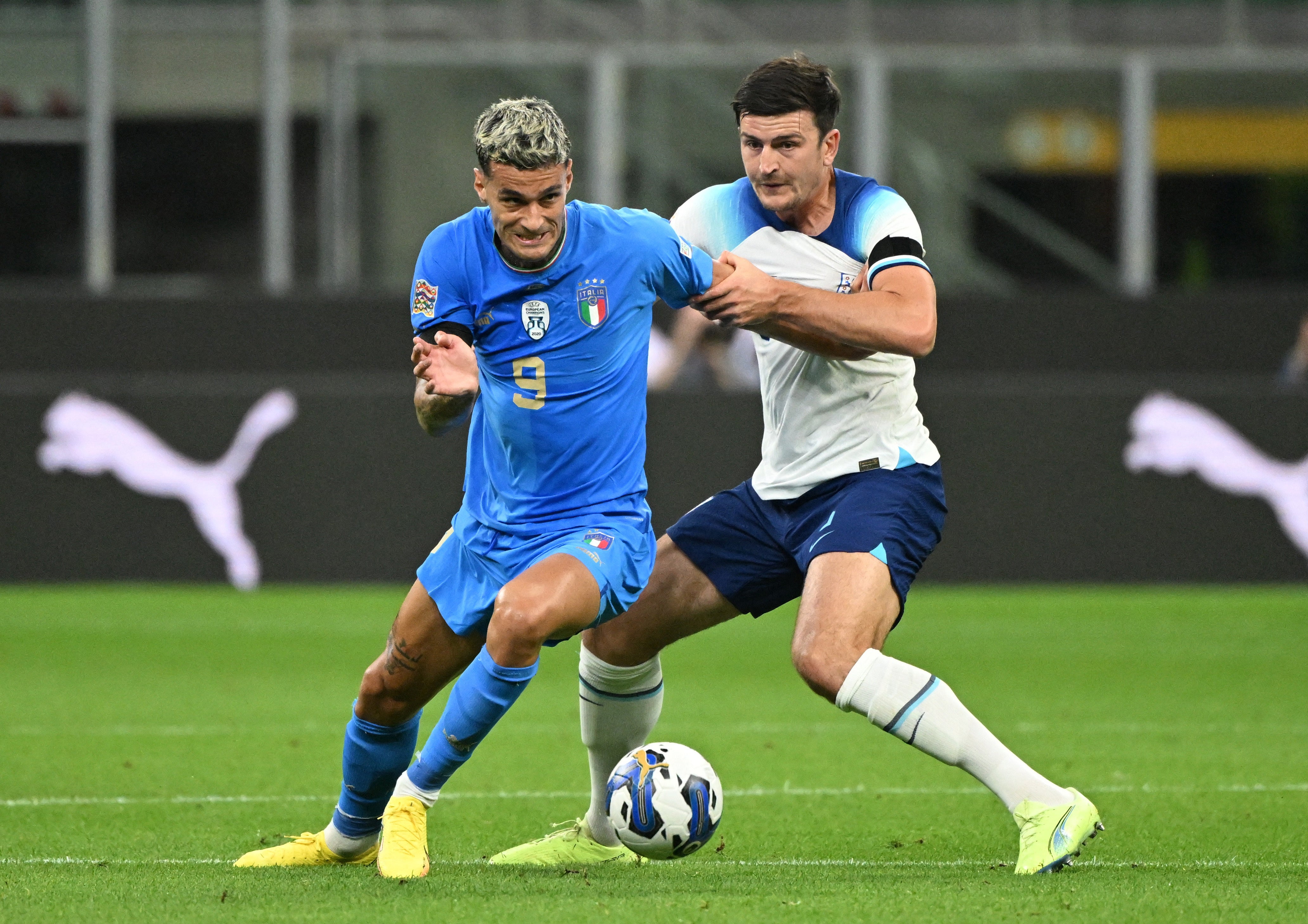 Maguire had a shaky start in Milan but improved