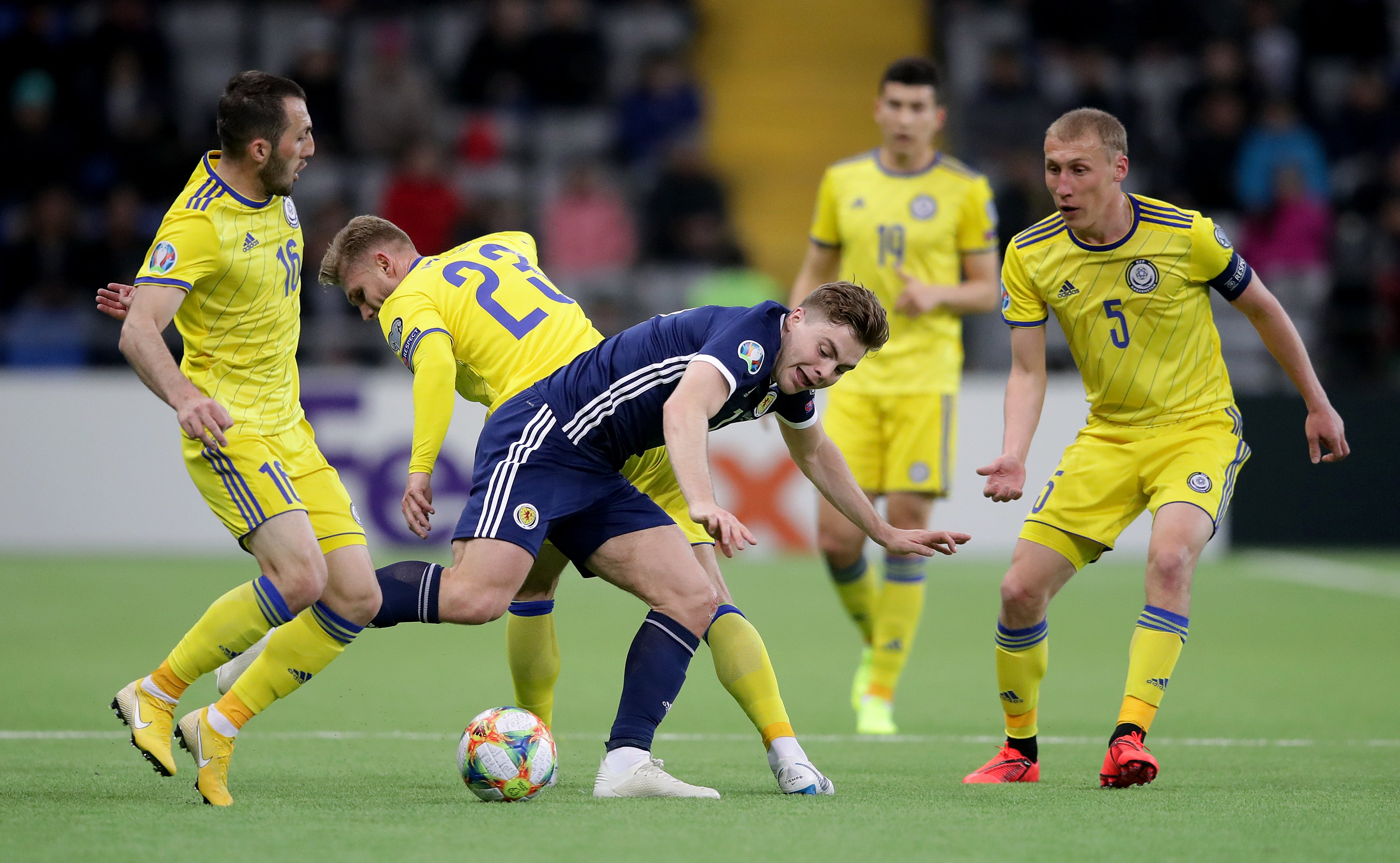 Kazakhstan could provide opposition for England in the next Nations League tournament (Adam Davy/PA)