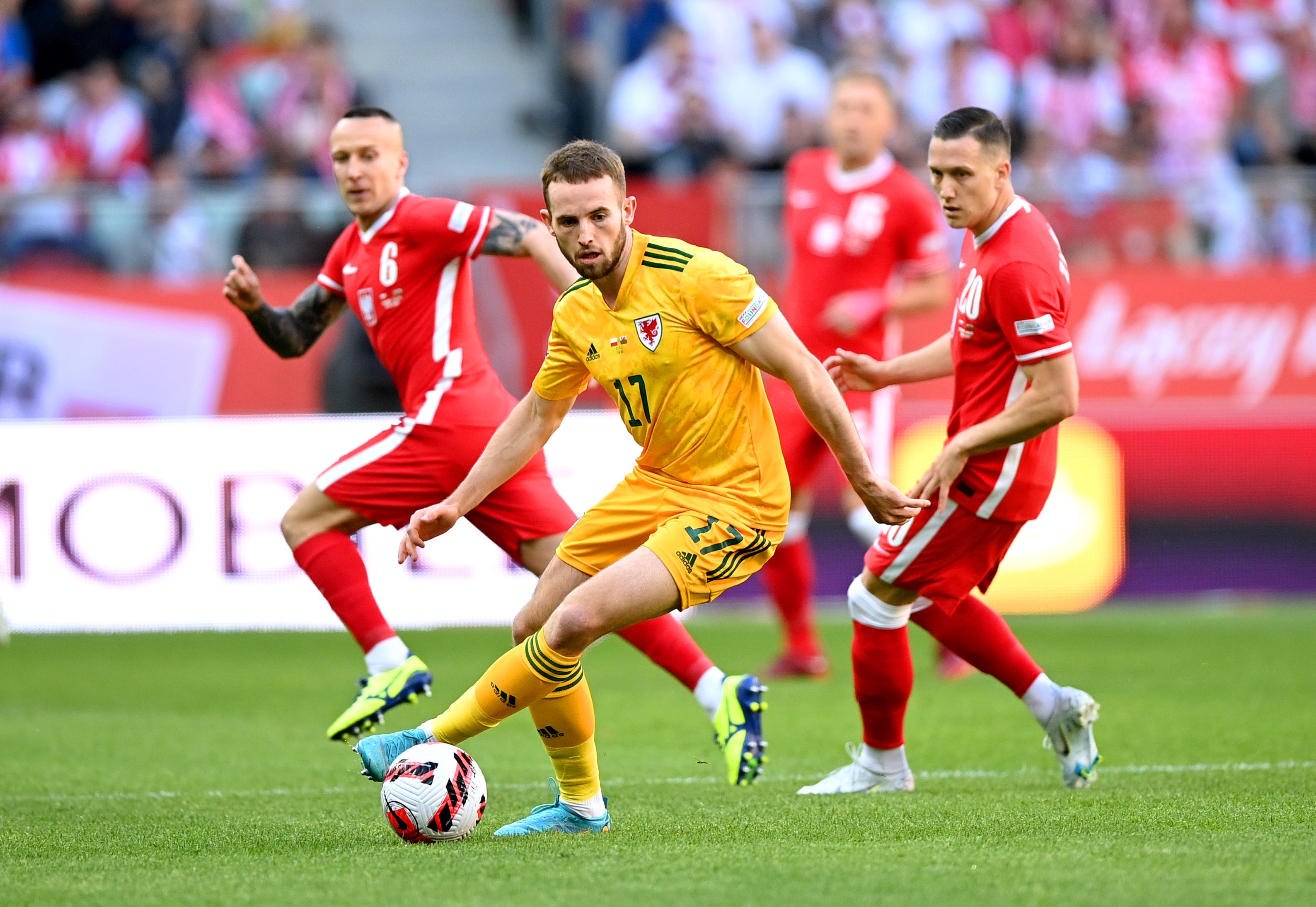 Wales and Poland are set to renew rivalries in the Nations League on Sunday with relegation at stake (Rafal Oleksiewicz/PA)