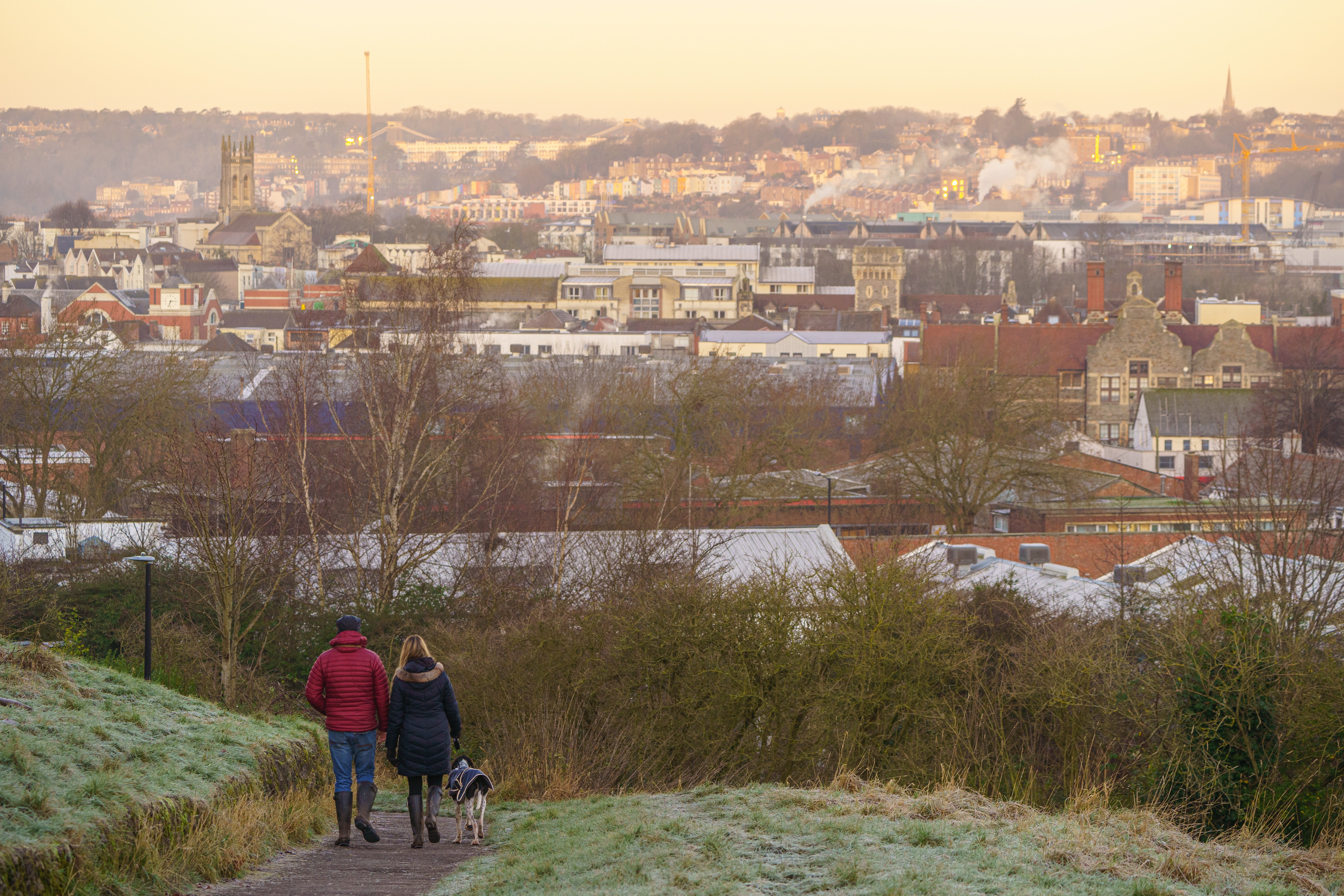 A cold front is predicted to move southwards from Sunday, causing temperatures to drop next week (Ben Birchall/PA)