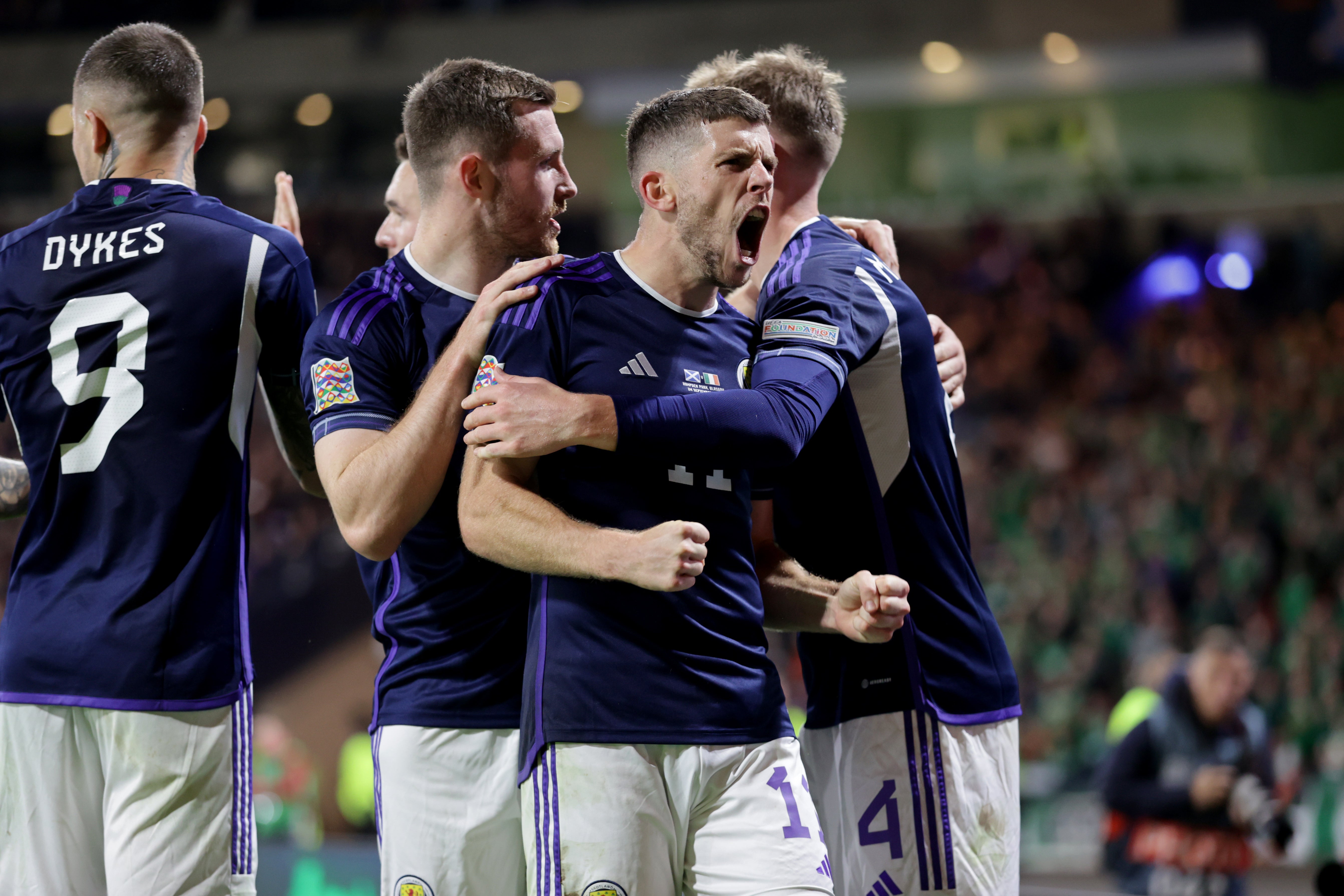 Scotland battled back to beat Republic of Ireland (Steve Welsh/PA)