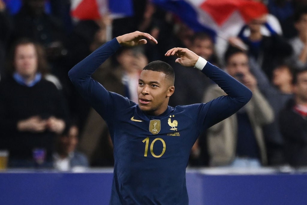 Kylian Mbappe will lead the French attack