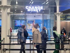 Pound worth less than €0.92 at London bureau de change