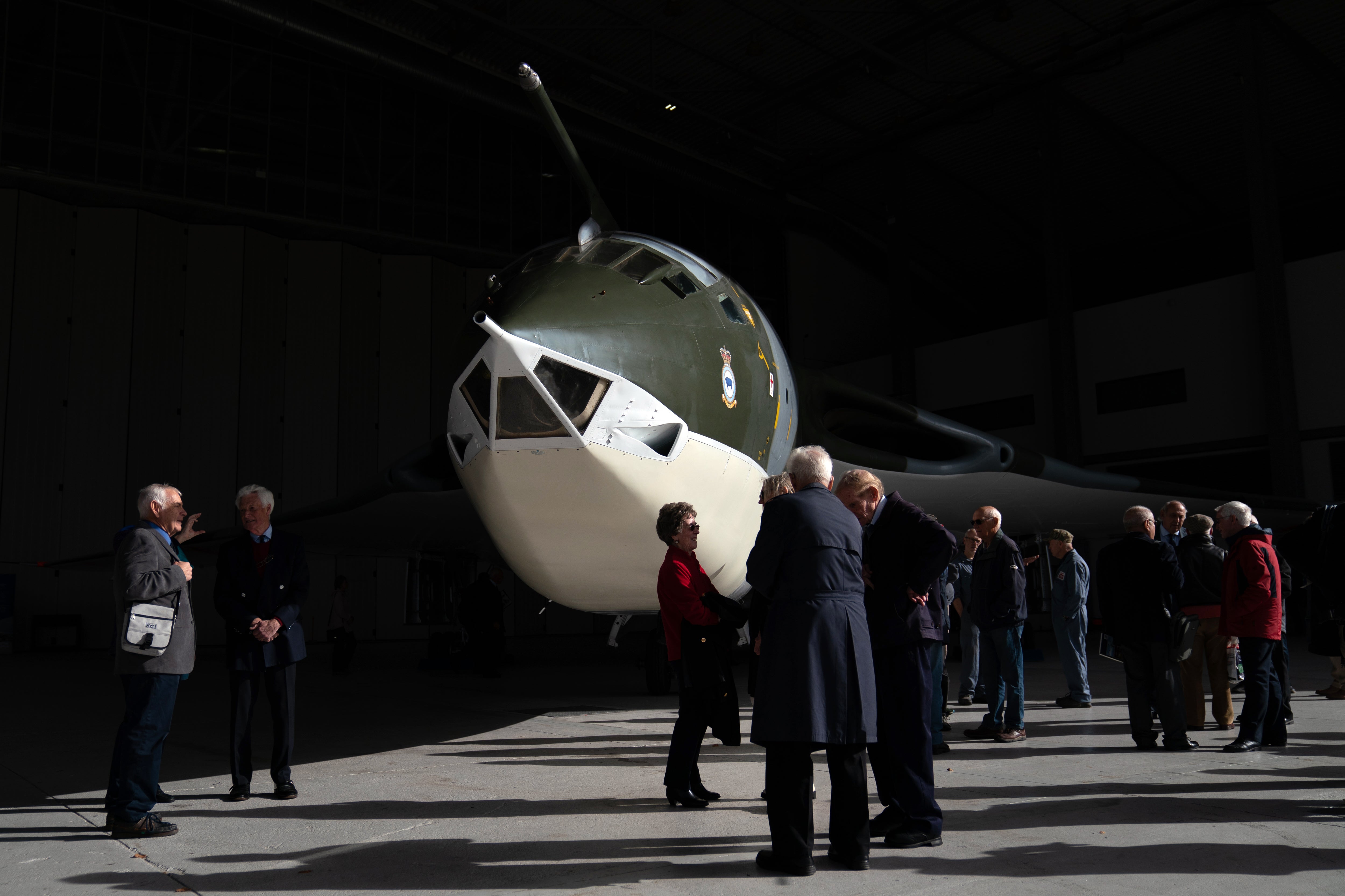 Cold War veterans, many of whom operated or worked on this very aircraft