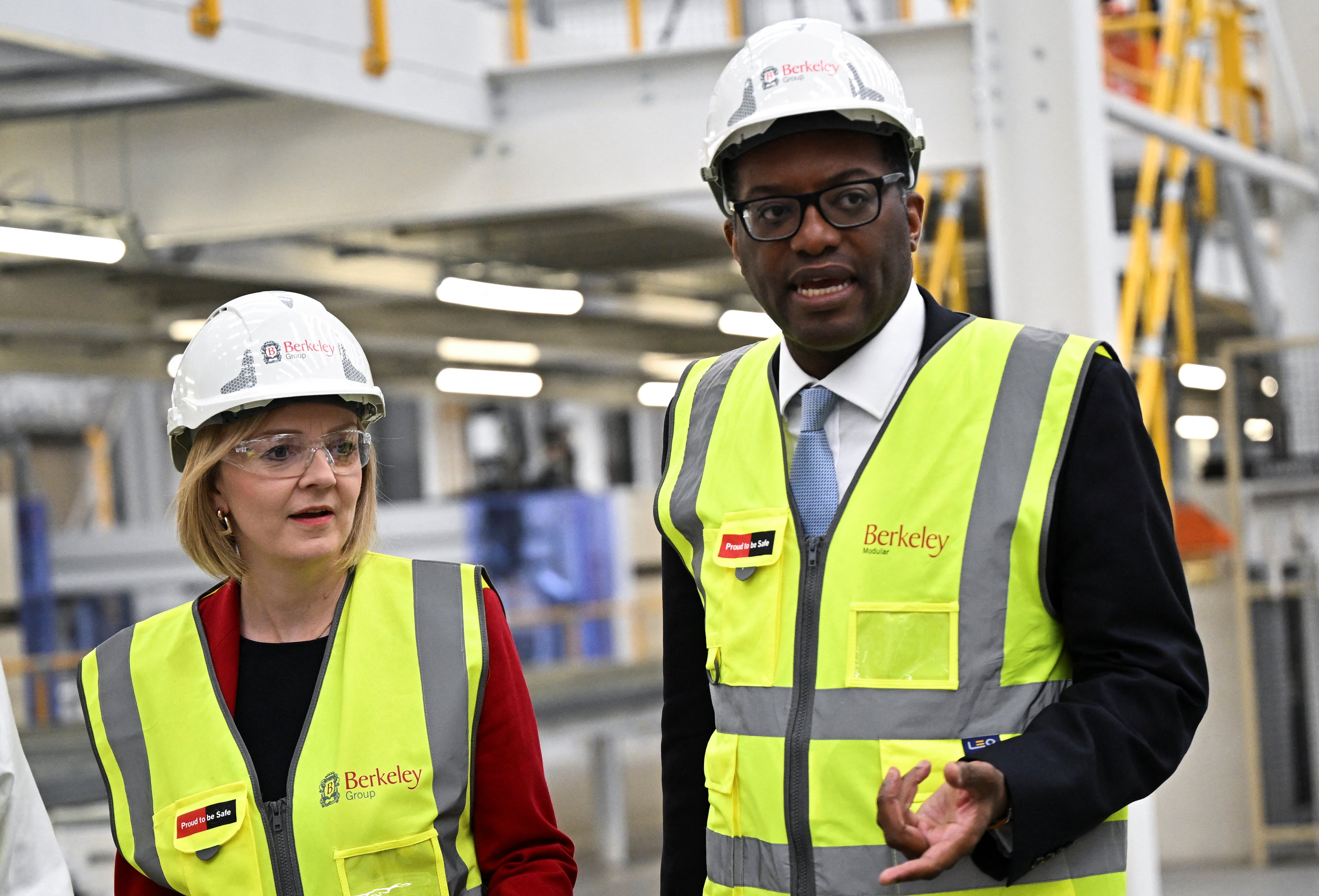 Liz Truss and Kwasi Kwarteng (Dylan Martinez/PA)