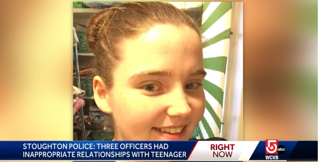 Three police officers in Massachusetts were reportedly engaged in an ‘inappropriate relationship’ with Sandra Birchmore, 23, who died by suicide last year