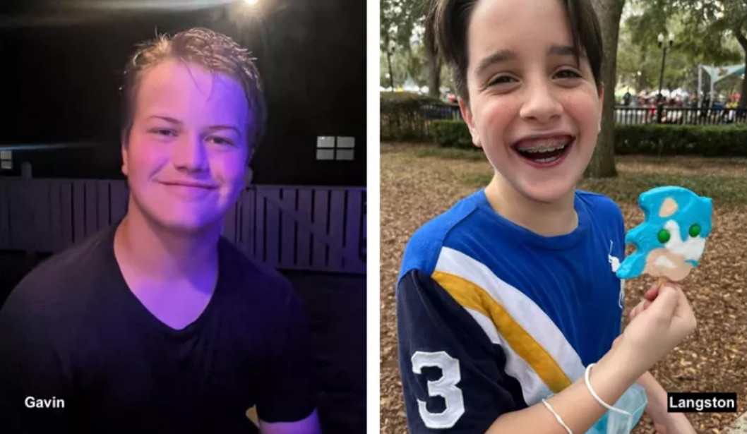 Gavin Christman, 13, and Langston Rodriguez-Sane, 12, died after their rowing boat was struck by lightning in Orlando, Florida on 15 September 2022