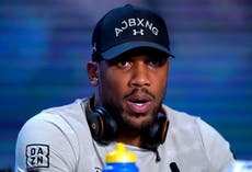 Anthony Joshua urges Tyson Fury to ‘conduct’ himself in ‘better fashion’ after interview outburst