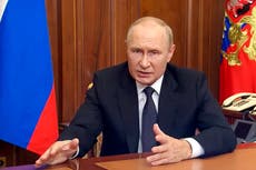 Ukraine war – live: Putin may announce ‘sham referendum’ result on Friday