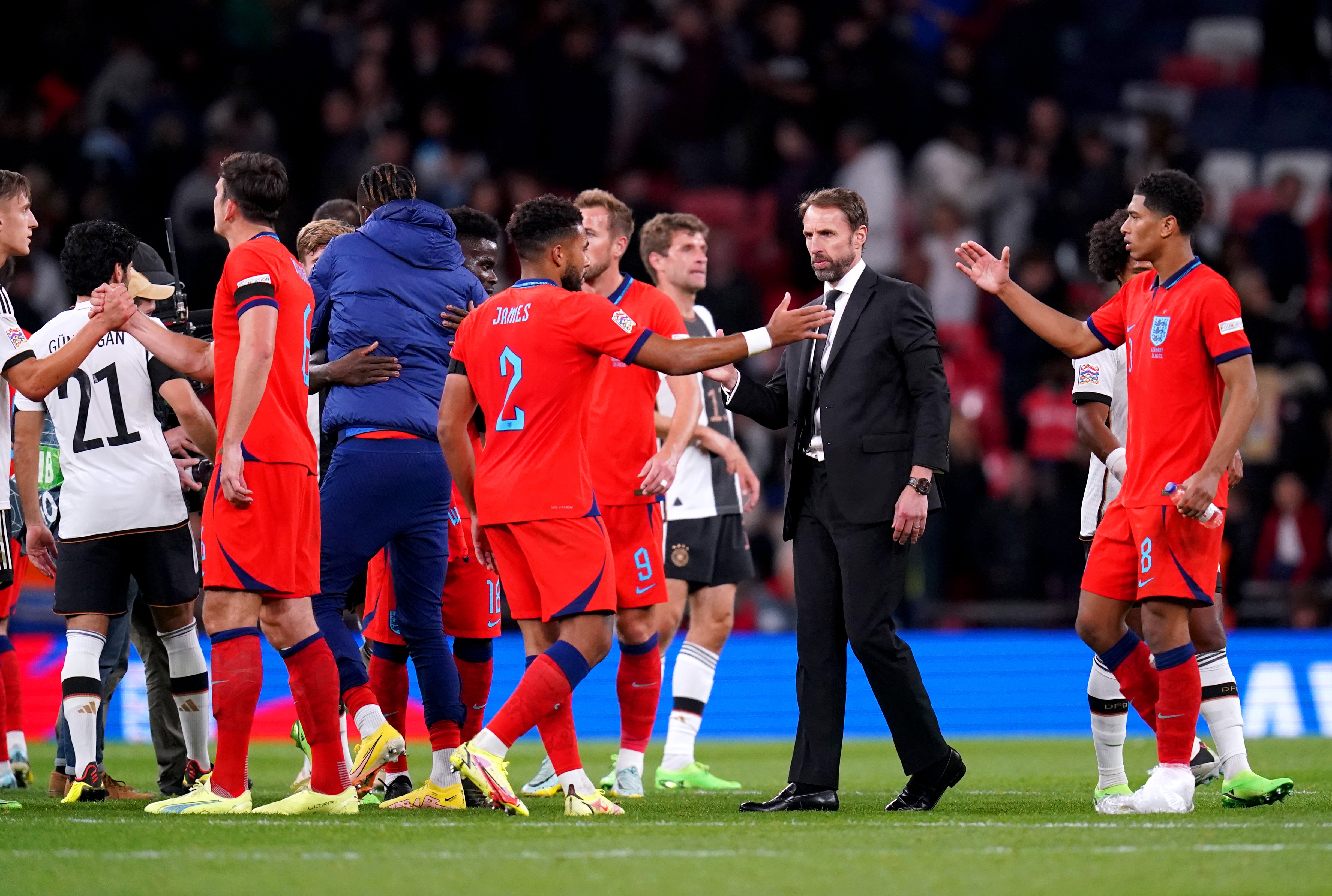 Gareth Southgate’s England drew with Germany