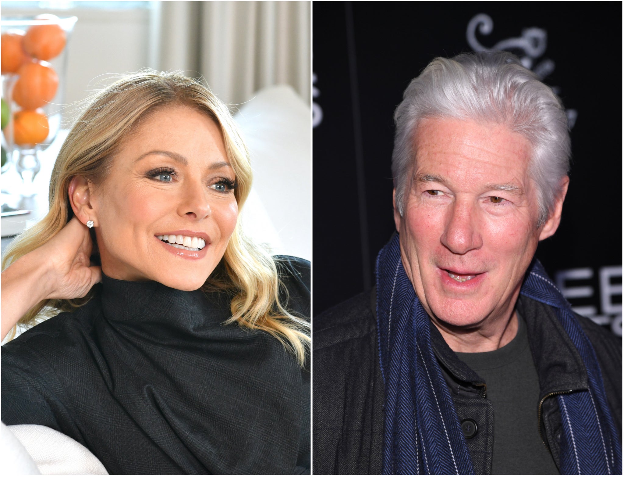 Kelly Ripa and Richard Gere