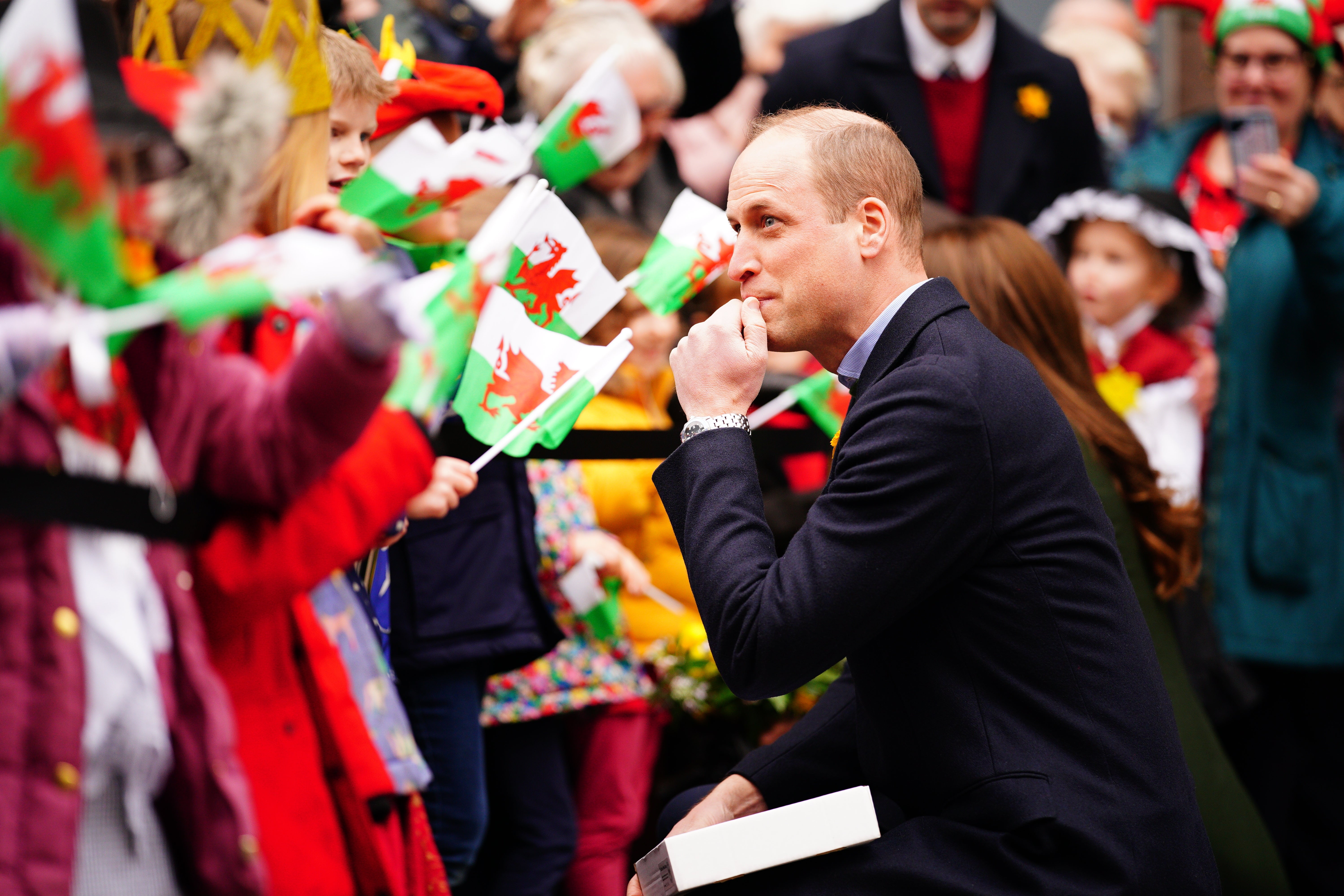 King Charles bestowed the title of Prince and Princess of Wales on William and Kate during his first speech as monarch Ben Birchall/PA)