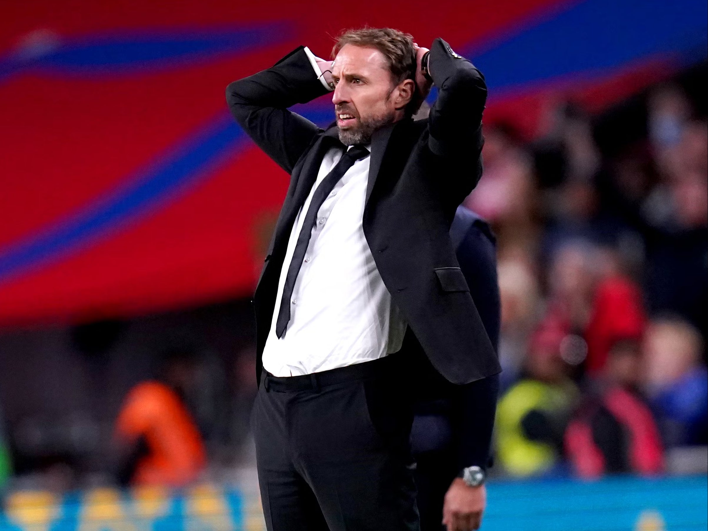 England manager Gareth Southgate during Monday’s 3-3 draw against Germany (John Walton/PA).